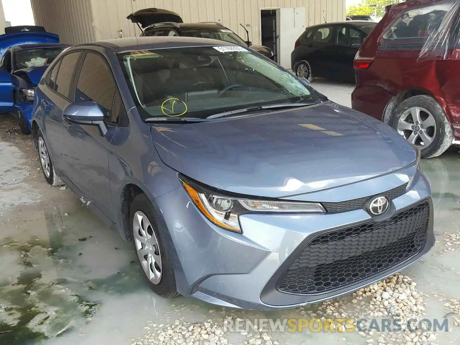 1 Photograph of a damaged car 5YFEPMAE3MP149145 TOYOTA COROLLA 2021