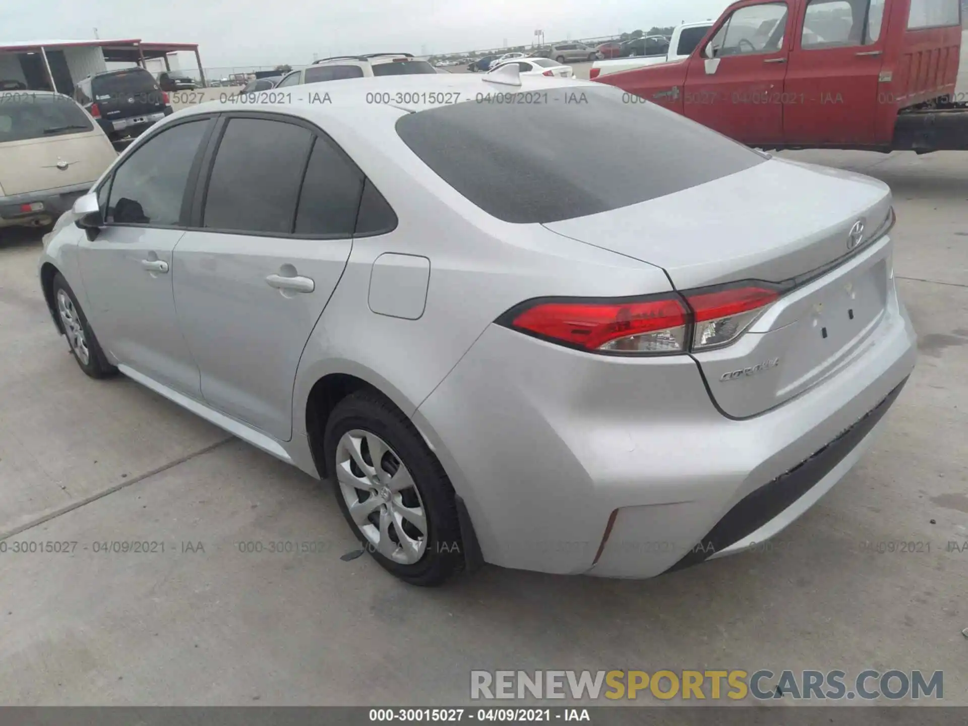 3 Photograph of a damaged car 5YFEPMAE3MP150182 TOYOTA COROLLA 2021