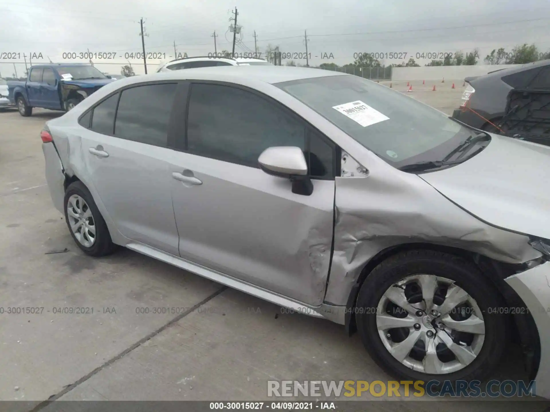 6 Photograph of a damaged car 5YFEPMAE3MP150182 TOYOTA COROLLA 2021