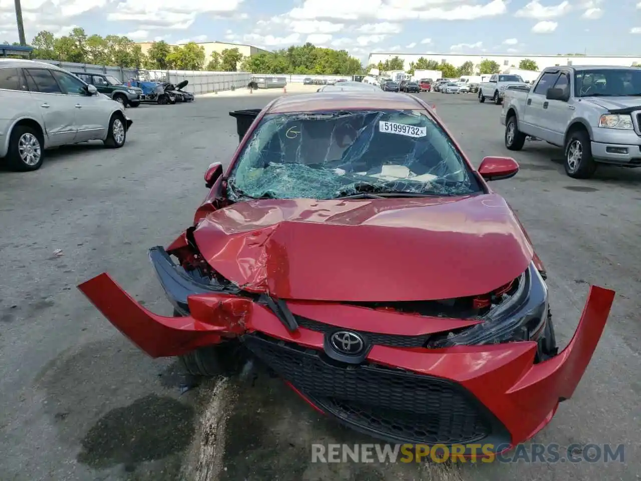 9 Photograph of a damaged car 5YFEPMAE3MP150800 TOYOTA COROLLA 2021