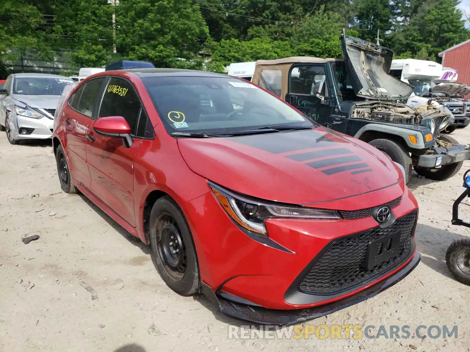 1 Photograph of a damaged car 5YFEPMAE3MP151123 TOYOTA COROLLA 2021