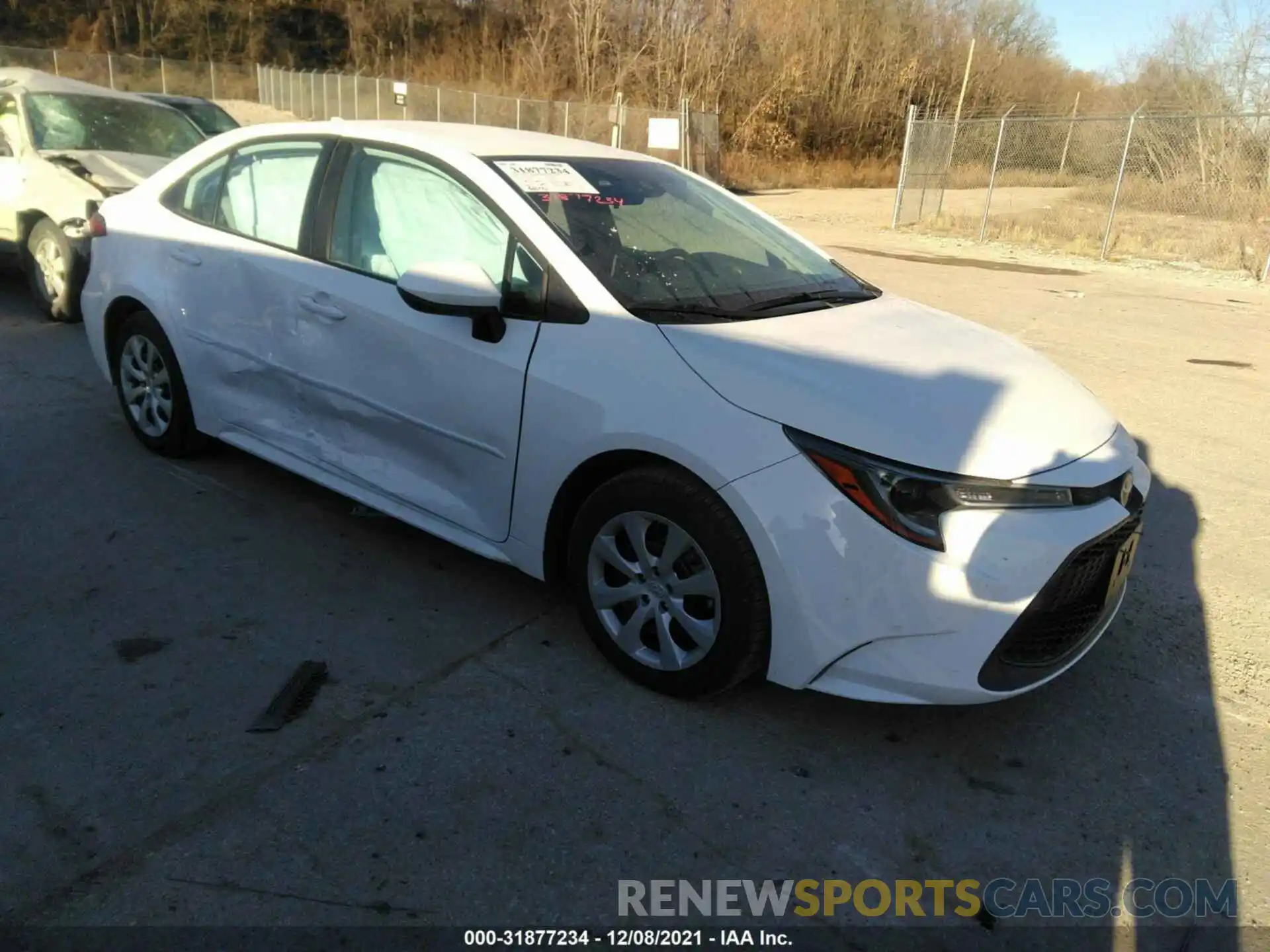 1 Photograph of a damaged car 5YFEPMAE3MP151946 TOYOTA COROLLA 2021