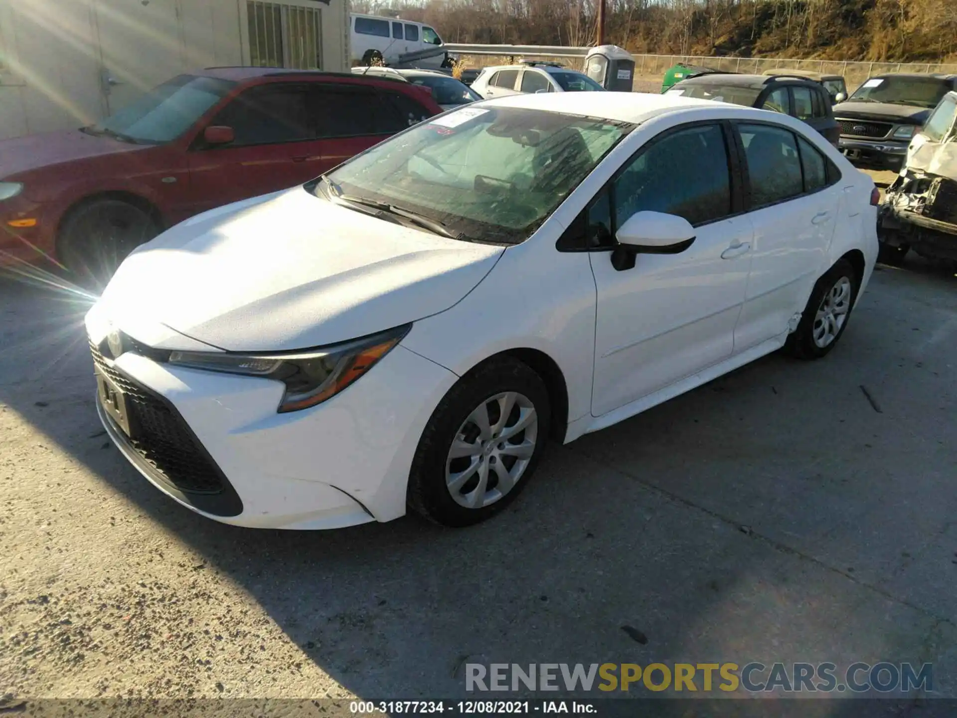 2 Photograph of a damaged car 5YFEPMAE3MP151946 TOYOTA COROLLA 2021