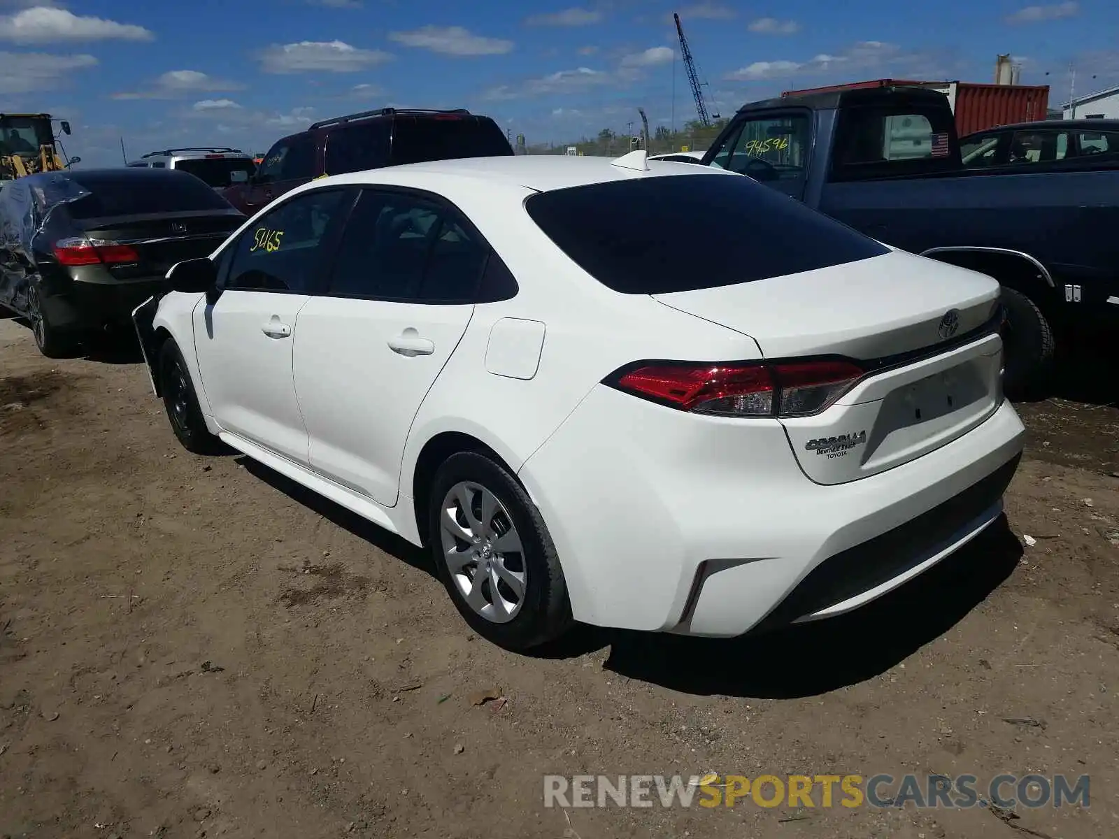 3 Photograph of a damaged car 5YFEPMAE3MP152255 TOYOTA COROLLA 2021