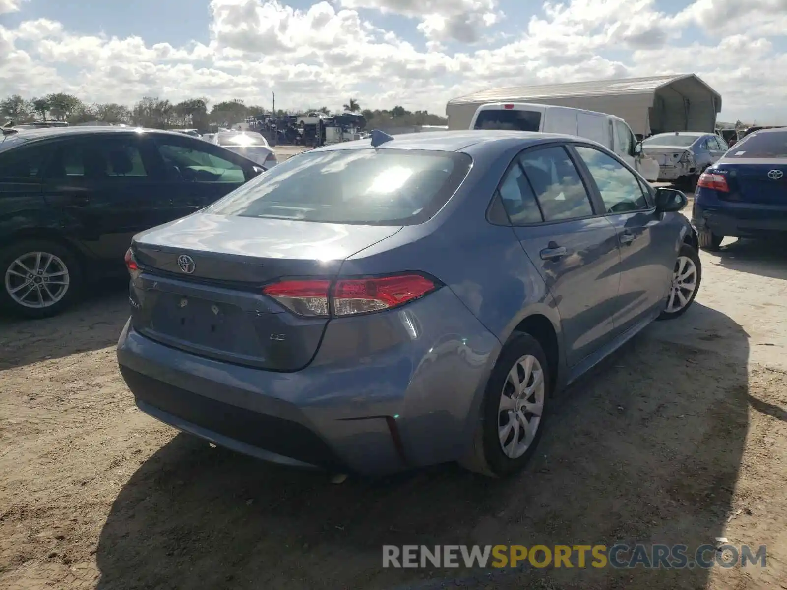 4 Photograph of a damaged car 5YFEPMAE3MP153650 TOYOTA COROLLA 2021