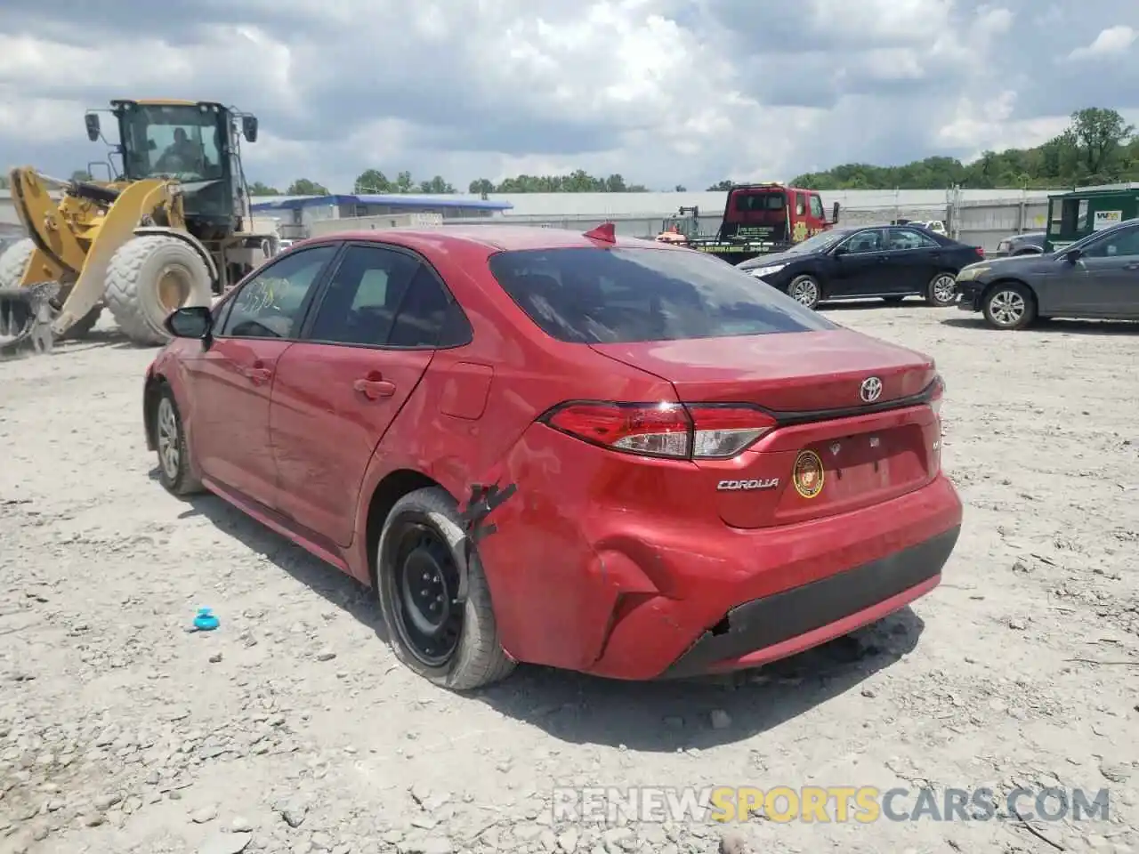 3 Photograph of a damaged car 5YFEPMAE3MP155172 TOYOTA COROLLA 2021