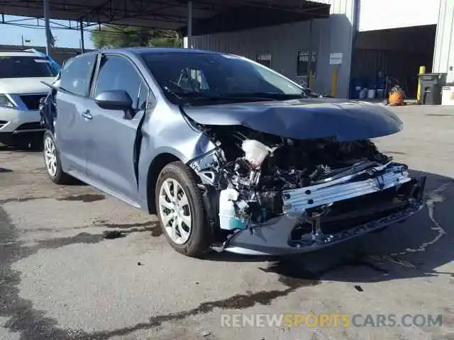 1 Photograph of a damaged car 5YFEPMAE3MP155284 TOYOTA COROLLA 2021