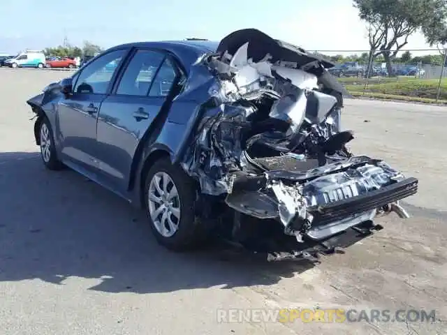 3 Photograph of a damaged car 5YFEPMAE3MP155284 TOYOTA COROLLA 2021