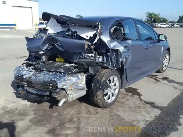 4 Photograph of a damaged car 5YFEPMAE3MP155284 TOYOTA COROLLA 2021