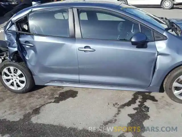 9 Photograph of a damaged car 5YFEPMAE3MP155284 TOYOTA COROLLA 2021