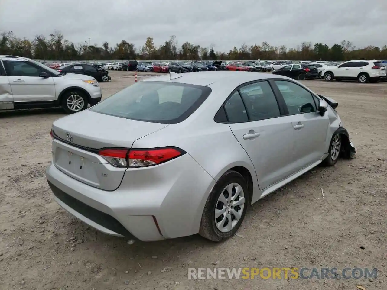 4 Photograph of a damaged car 5YFEPMAE3MP155348 TOYOTA COROLLA 2021