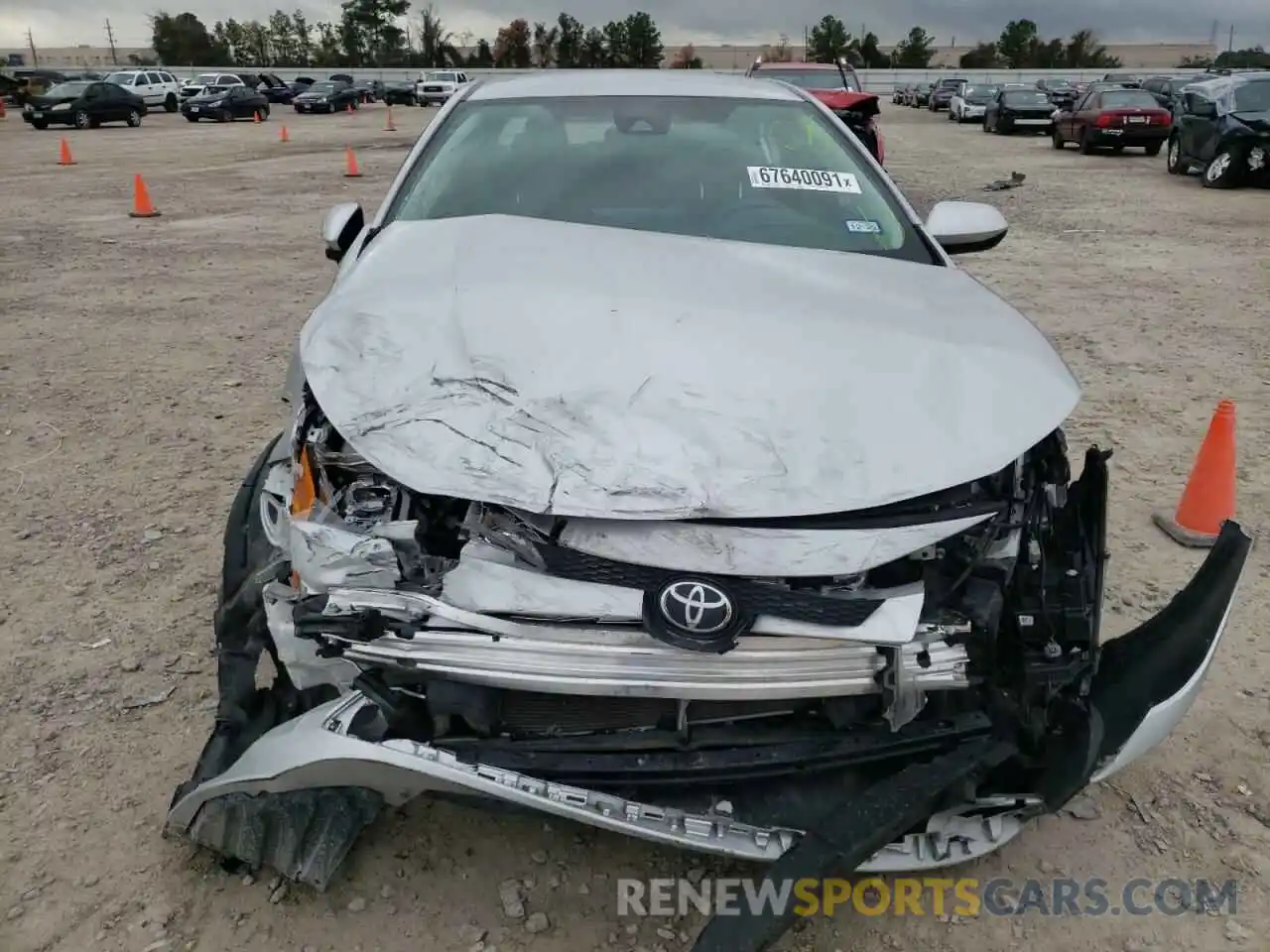 9 Photograph of a damaged car 5YFEPMAE3MP155348 TOYOTA COROLLA 2021