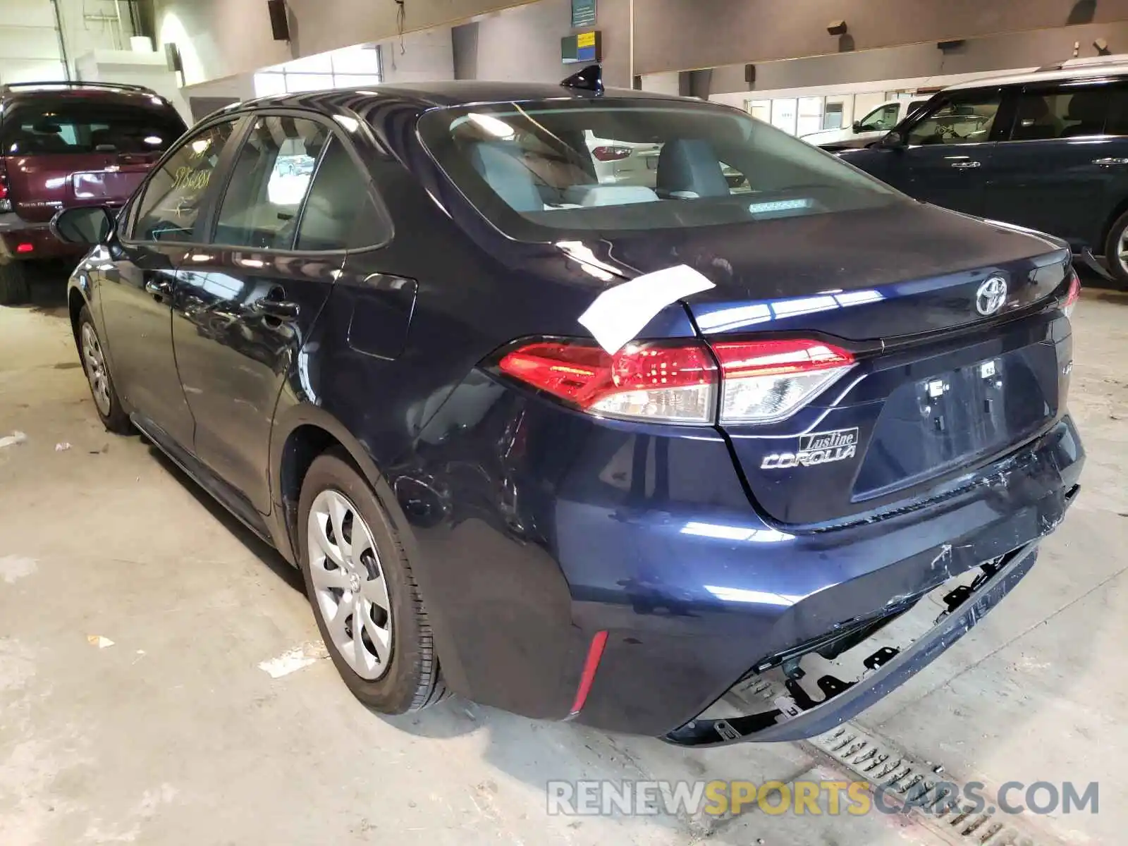 3 Photograph of a damaged car 5YFEPMAE3MP158119 TOYOTA COROLLA 2021