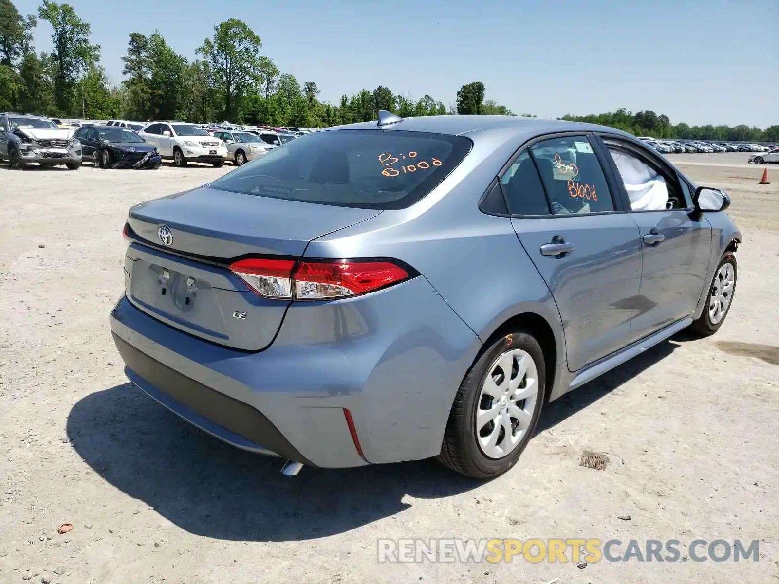 4 Photograph of a damaged car 5YFEPMAE3MP158475 TOYOTA COROLLA 2021