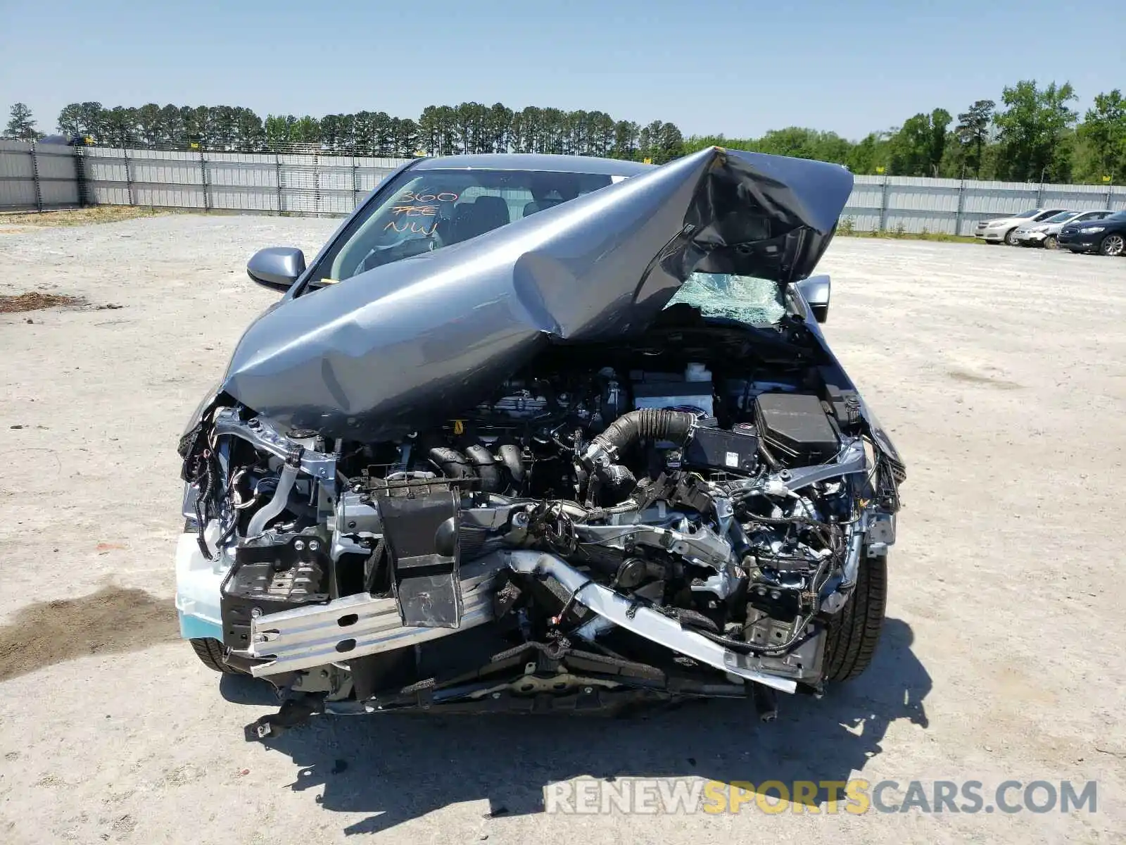 9 Photograph of a damaged car 5YFEPMAE3MP158475 TOYOTA COROLLA 2021