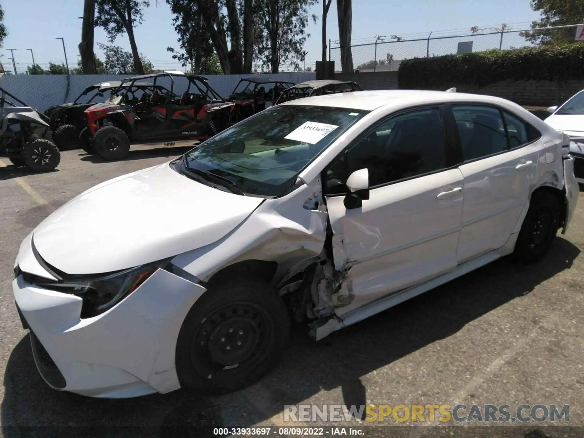 2 Photograph of a damaged car 5YFEPMAE3MP159061 TOYOTA COROLLA 2021