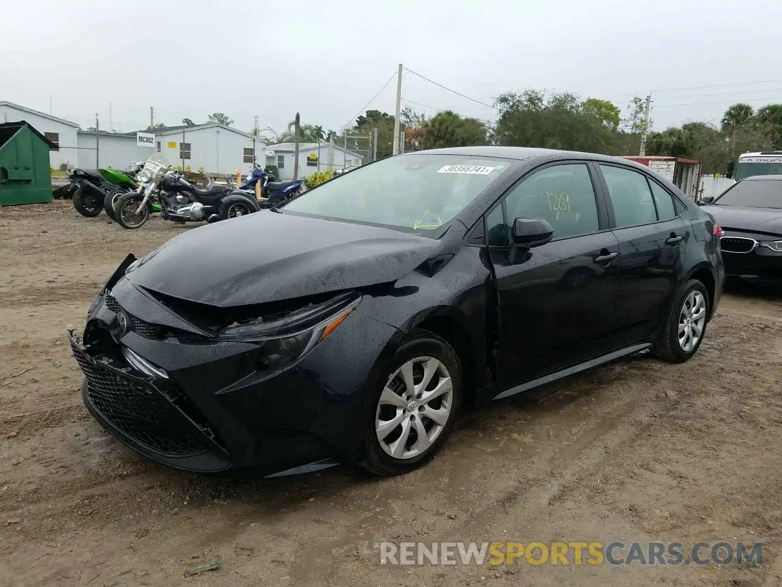 2 Photograph of a damaged car 5YFEPMAE3MP159190 TOYOTA COROLLA 2021