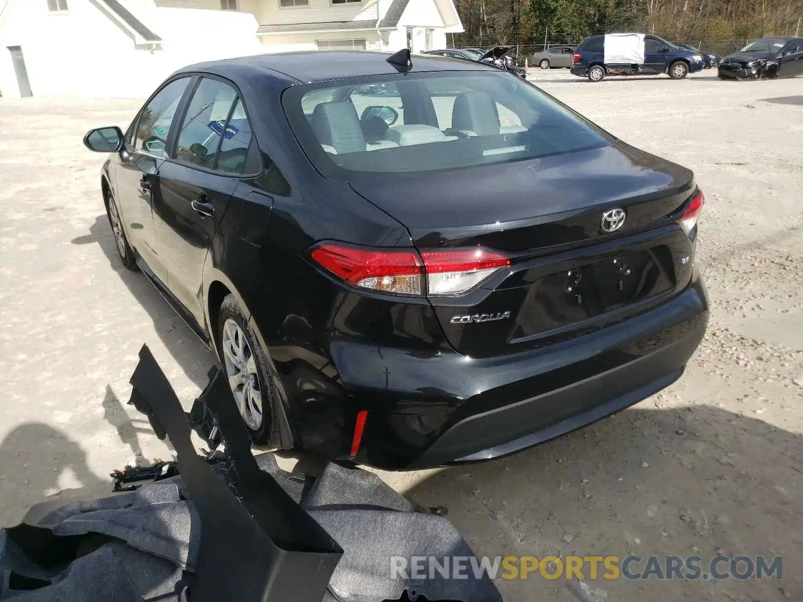 3 Photograph of a damaged car 5YFEPMAE3MP160193 TOYOTA COROLLA 2021