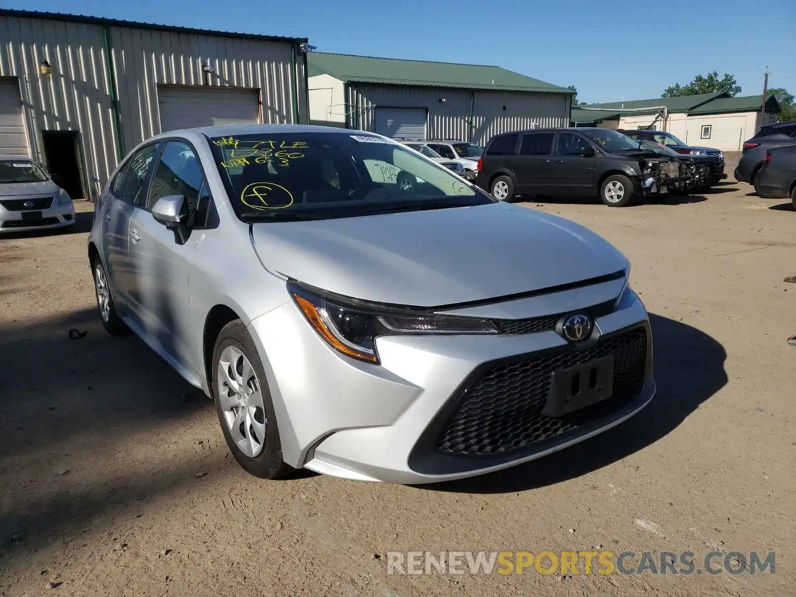 1 Photograph of a damaged car 5YFEPMAE3MP160923 TOYOTA COROLLA 2021