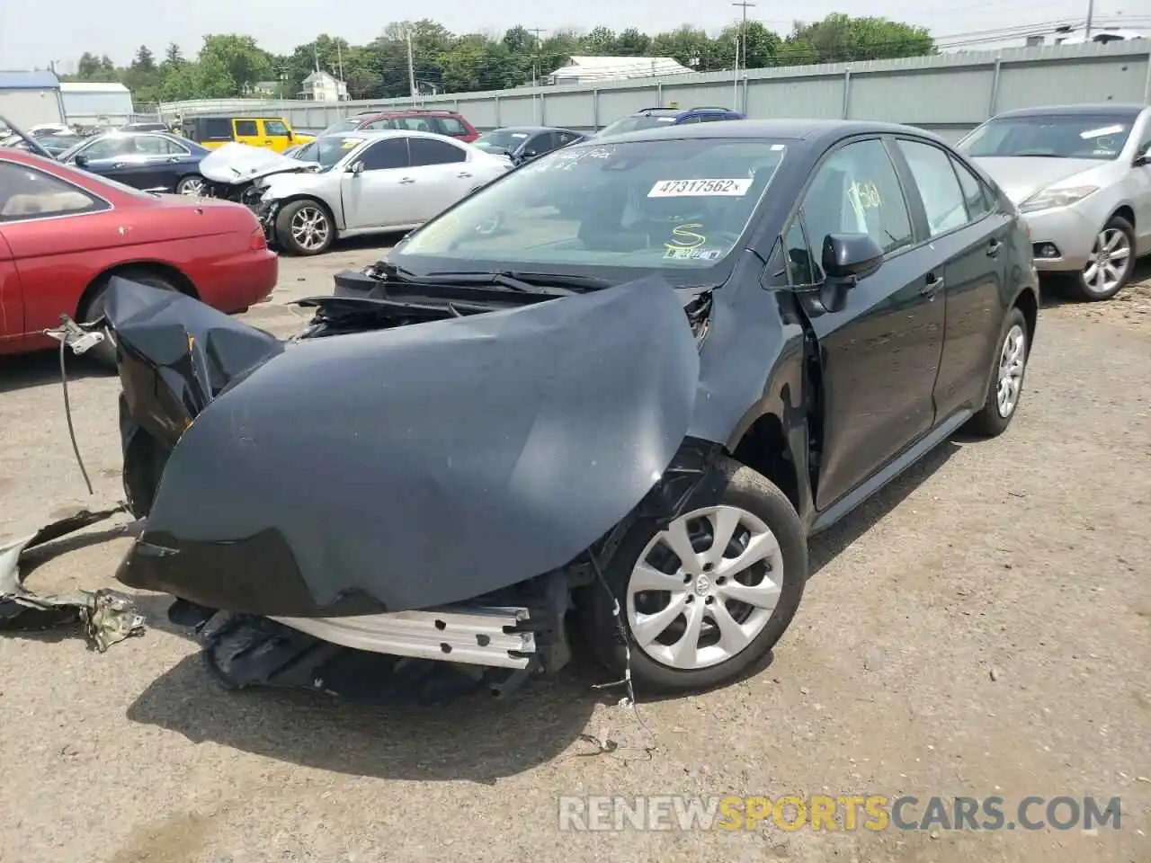 2 Photograph of a damaged car 5YFEPMAE3MP161229 TOYOTA COROLLA 2021