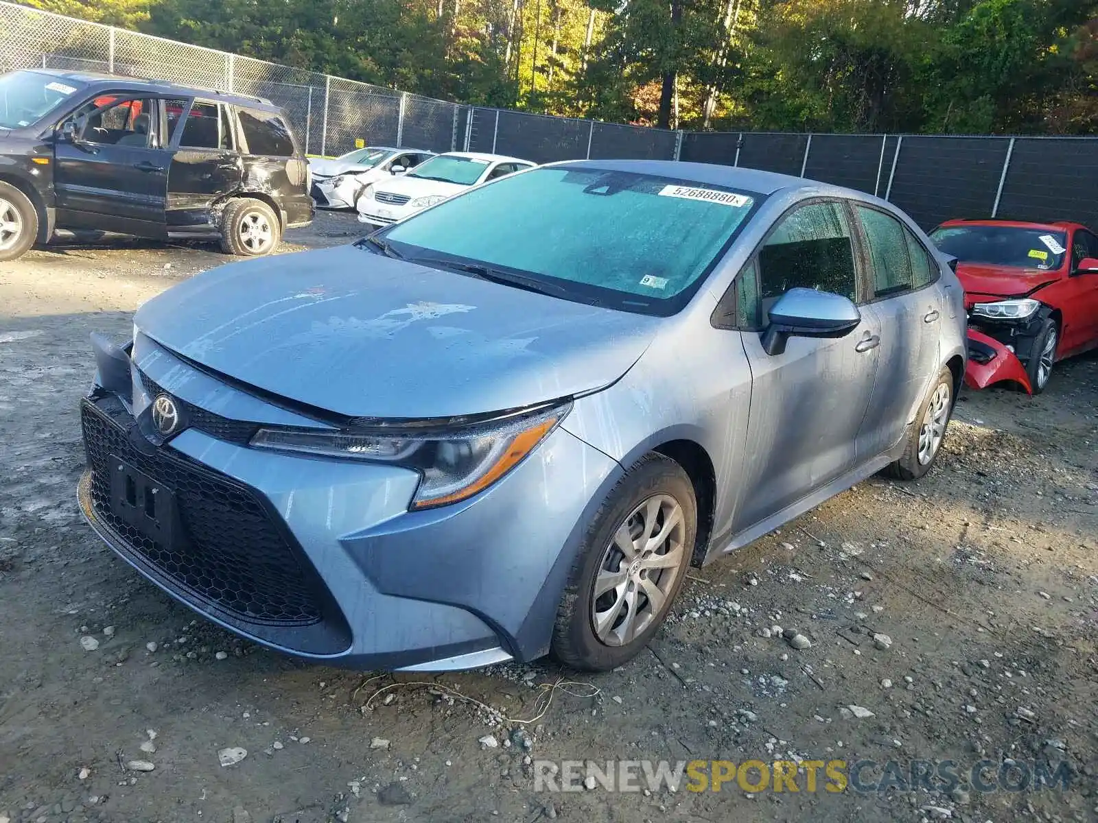 2 Photograph of a damaged car 5YFEPMAE3MP161392 TOYOTA COROLLA 2021