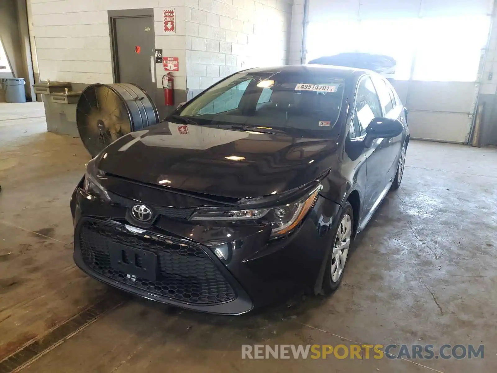 2 Photograph of a damaged car 5YFEPMAE3MP161649 TOYOTA COROLLA 2021