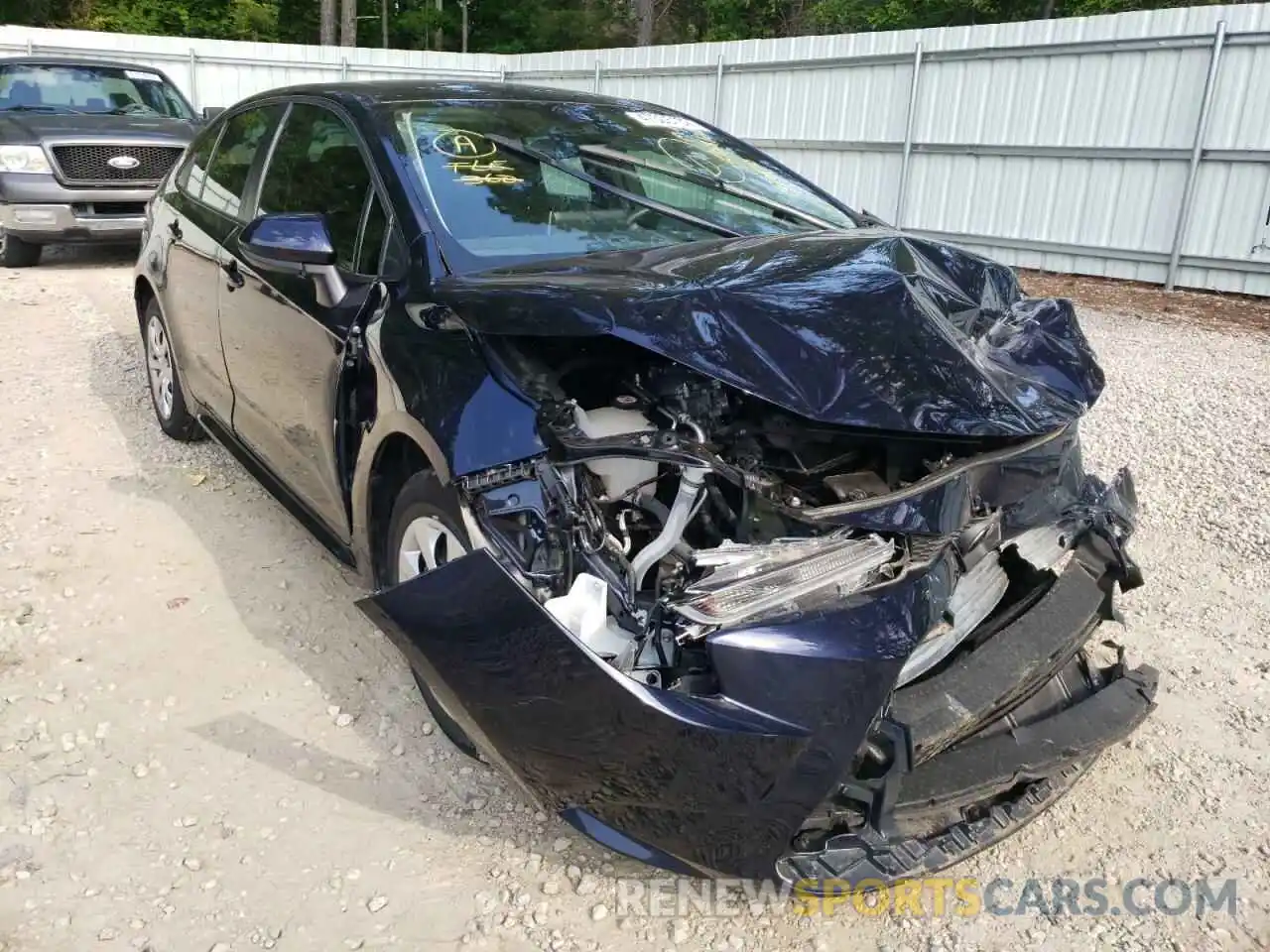 1 Photograph of a damaged car 5YFEPMAE3MP162445 TOYOTA COROLLA 2021