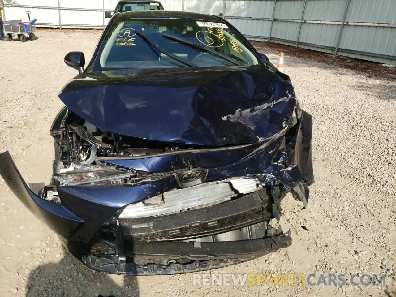 9 Photograph of a damaged car 5YFEPMAE3MP162445 TOYOTA COROLLA 2021