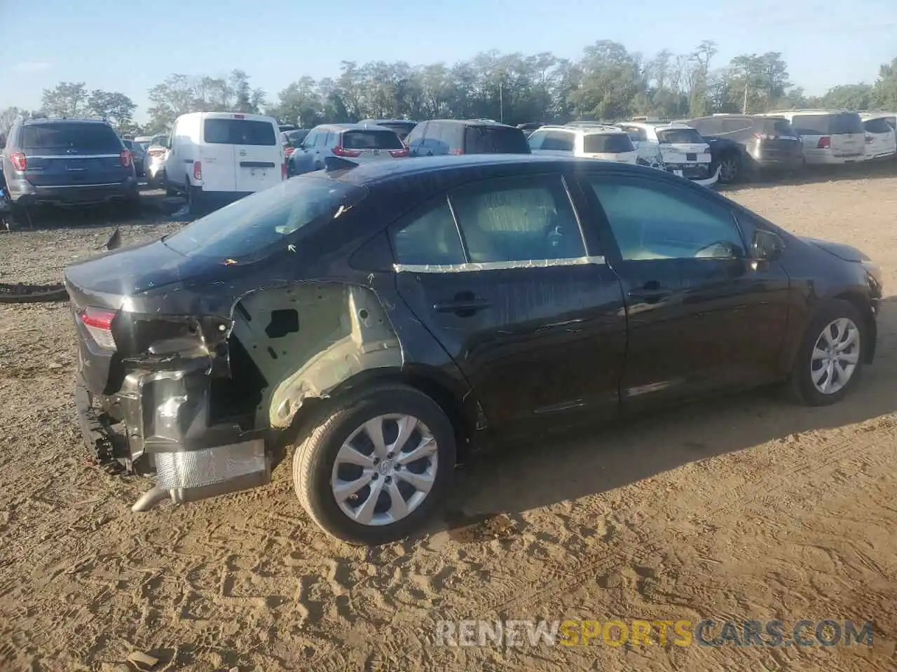 3 Photograph of a damaged car 5YFEPMAE3MP162834 TOYOTA COROLLA 2021