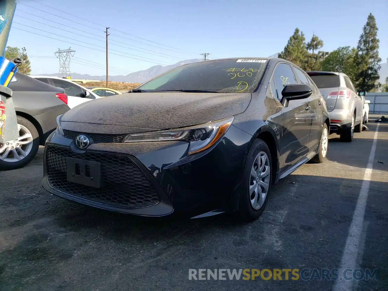 2 Photograph of a damaged car 5YFEPMAE3MP162896 TOYOTA COROLLA 2021