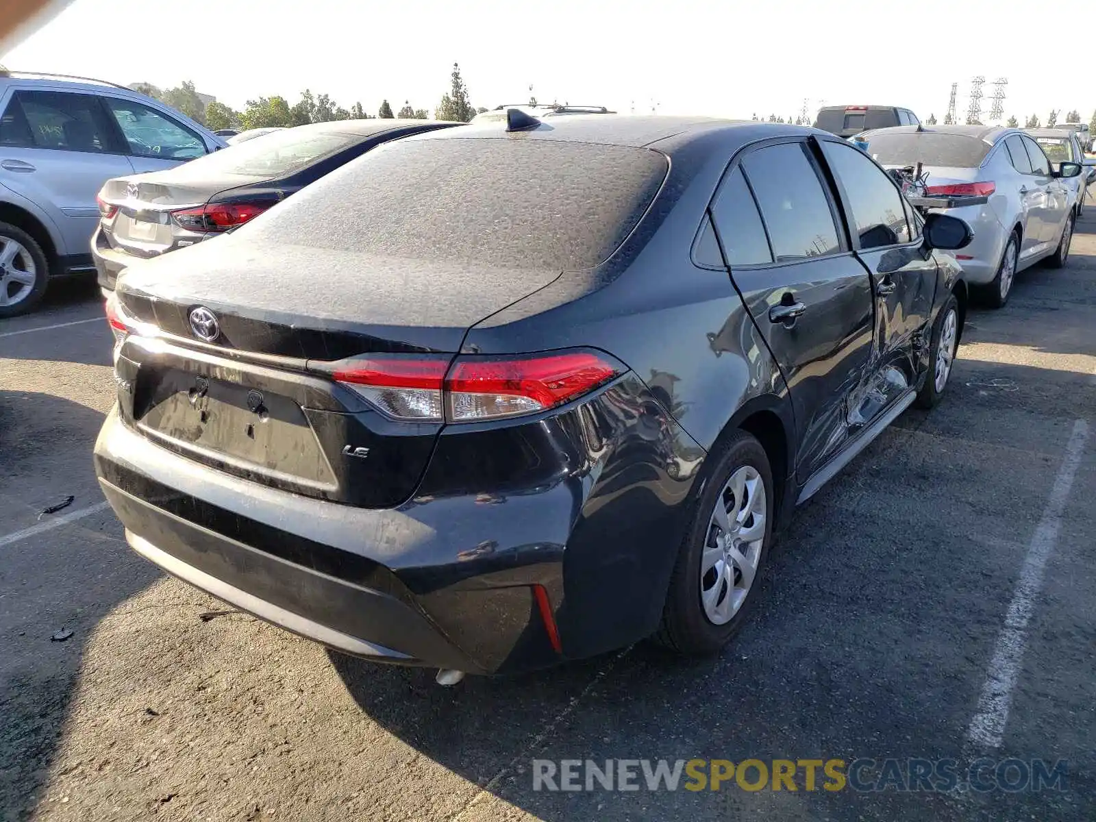 4 Photograph of a damaged car 5YFEPMAE3MP162896 TOYOTA COROLLA 2021