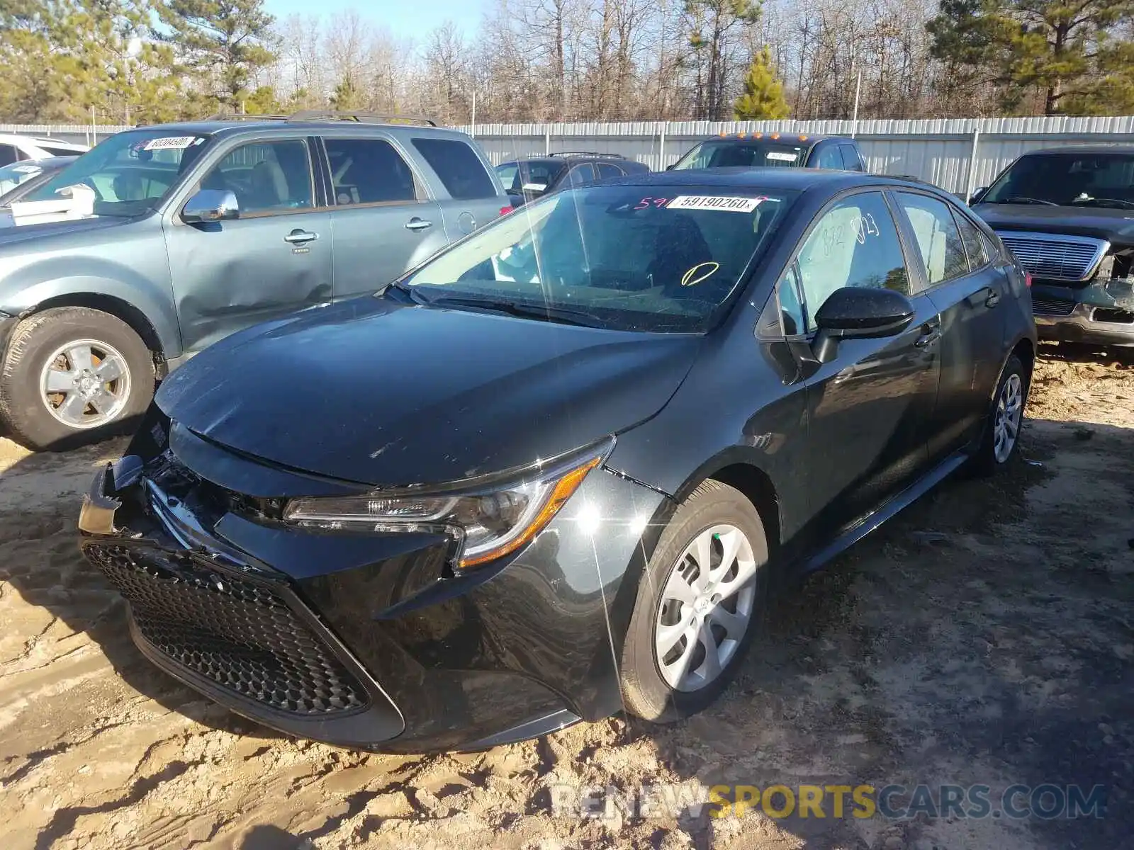 2 Photograph of a damaged car 5YFEPMAE3MP163143 TOYOTA COROLLA 2021