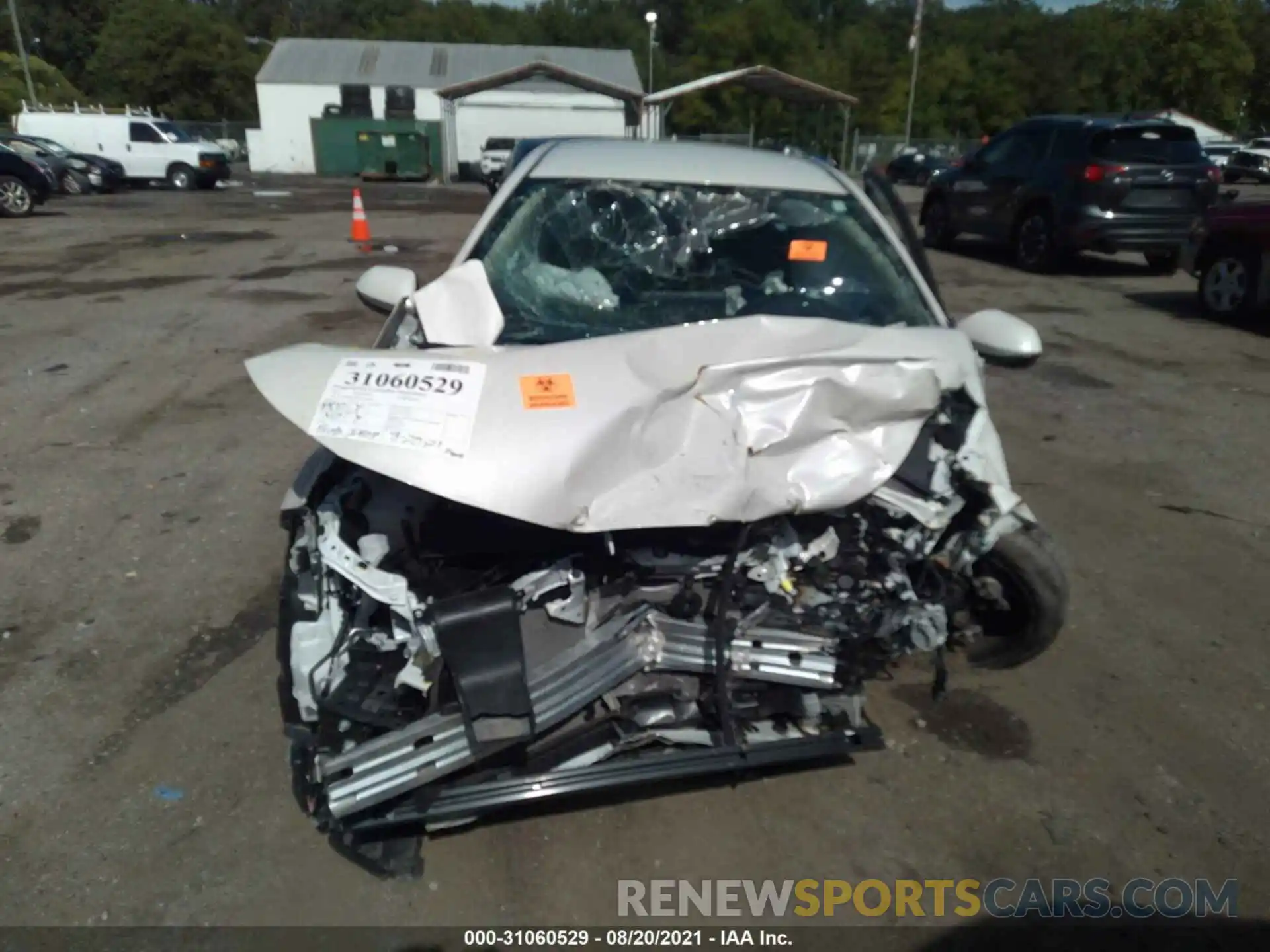 6 Photograph of a damaged car 5YFEPMAE3MP163594 TOYOTA COROLLA 2021