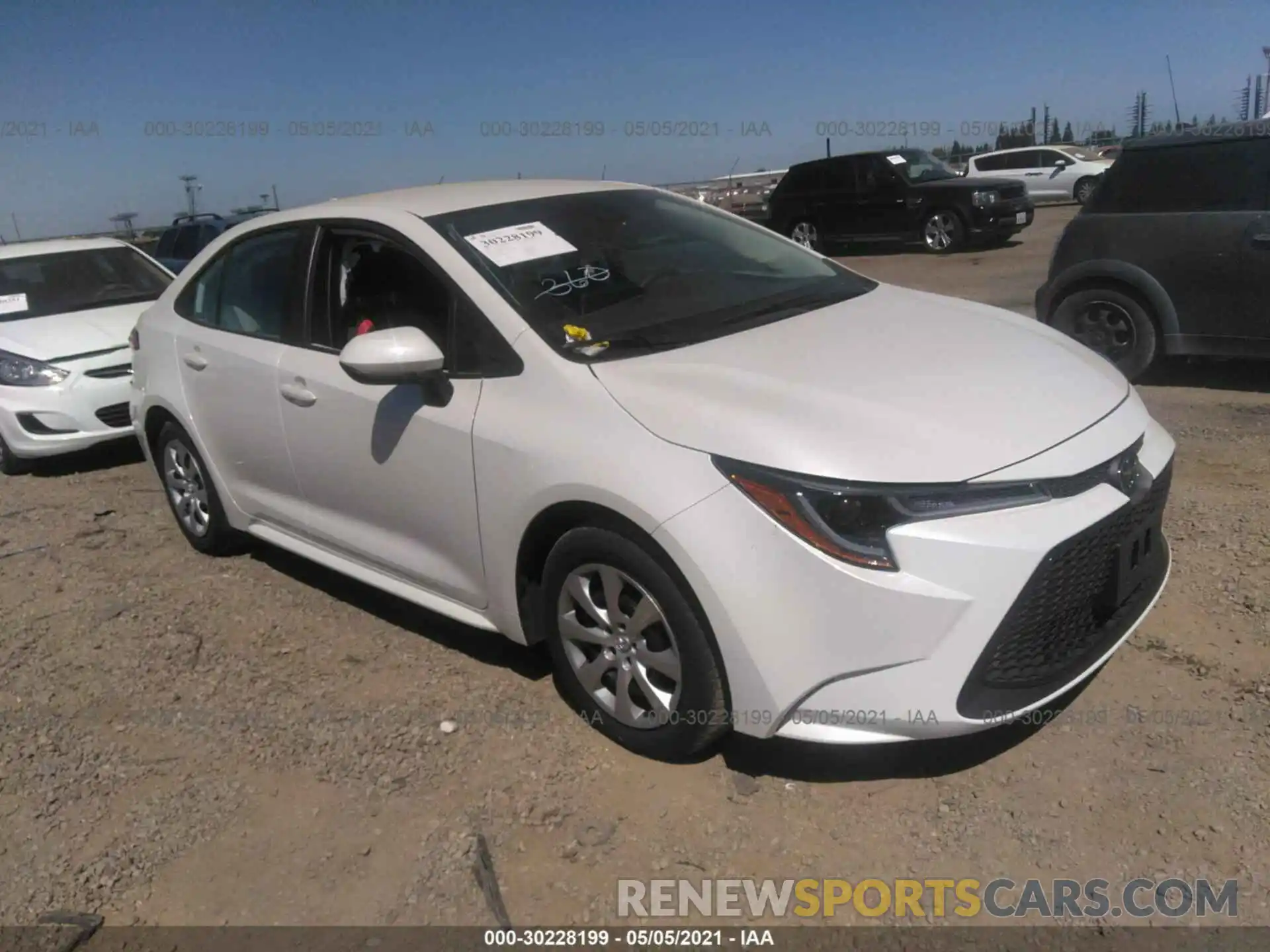 1 Photograph of a damaged car 5YFEPMAE3MP164468 TOYOTA COROLLA 2021