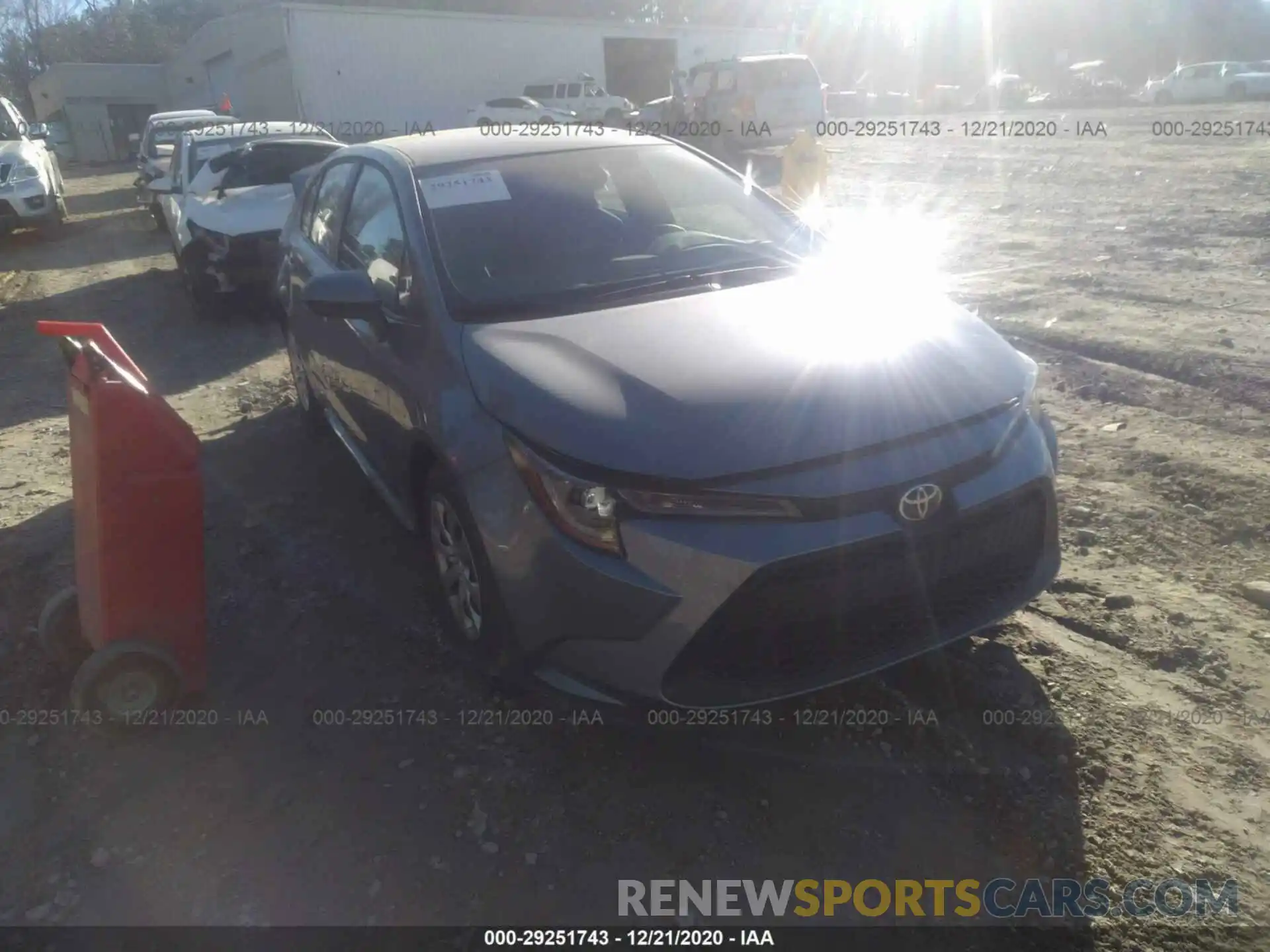 1 Photograph of a damaged car 5YFEPMAE3MP164647 TOYOTA COROLLA 2021