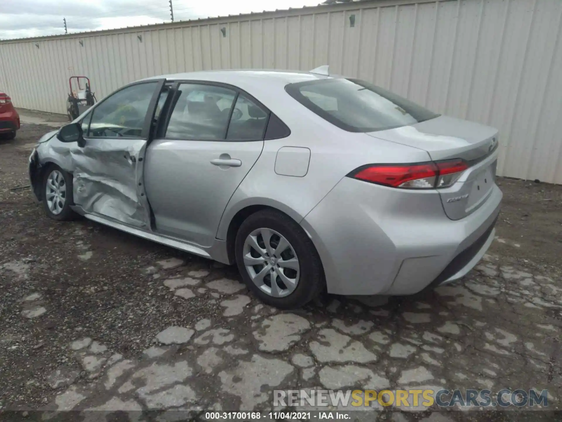 3 Photograph of a damaged car 5YFEPMAE3MP164714 TOYOTA COROLLA 2021