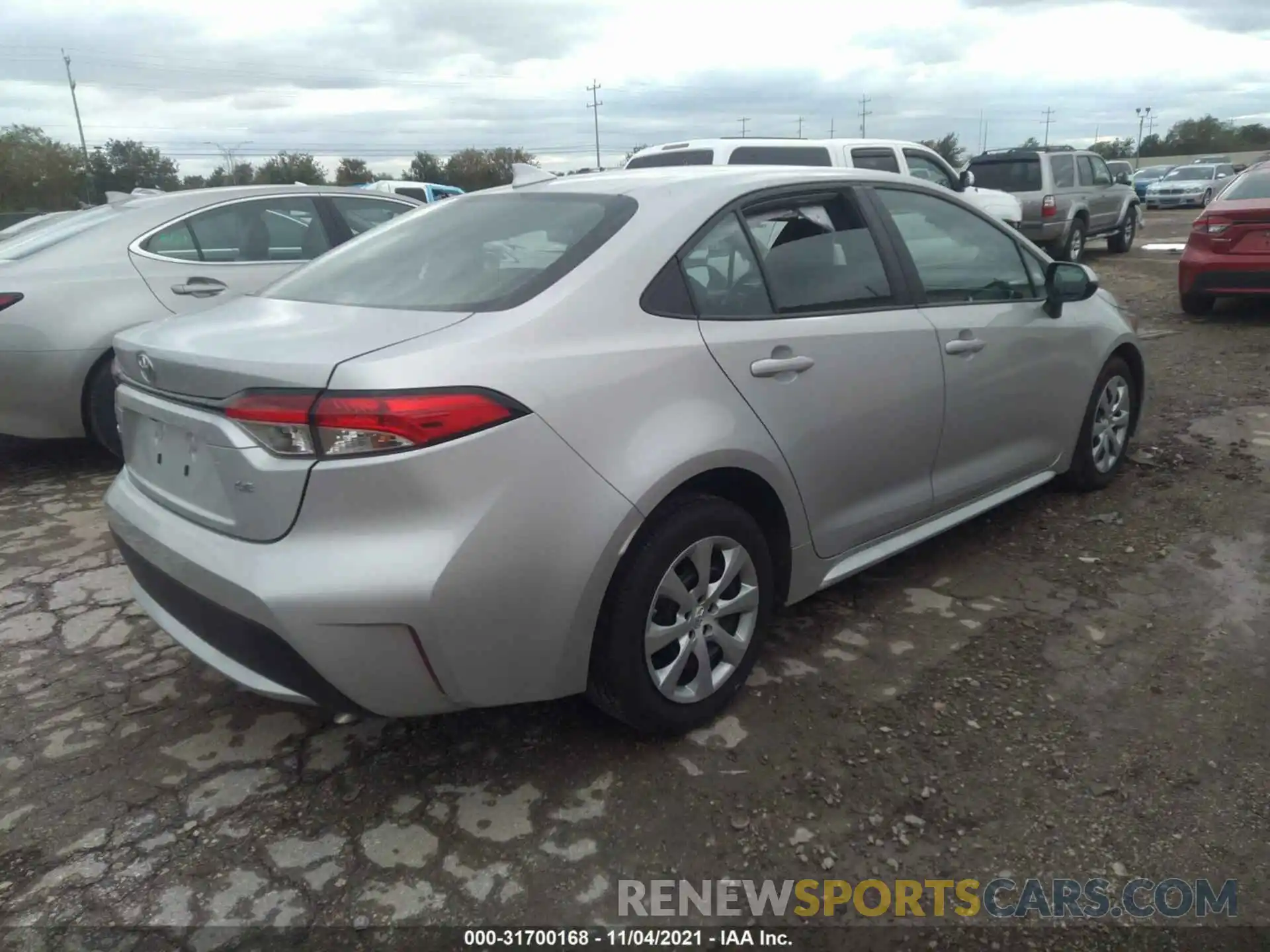 4 Photograph of a damaged car 5YFEPMAE3MP164714 TOYOTA COROLLA 2021