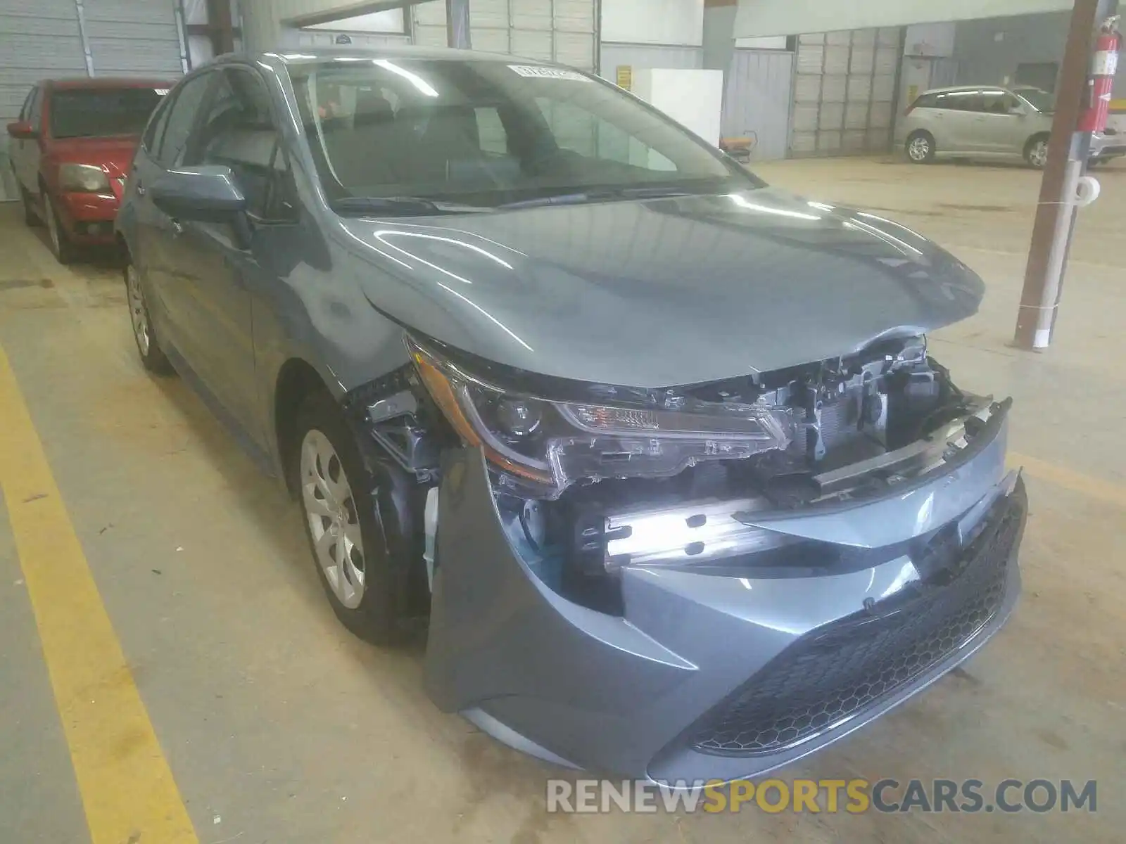 1 Photograph of a damaged car 5YFEPMAE3MP166267 TOYOTA COROLLA 2021