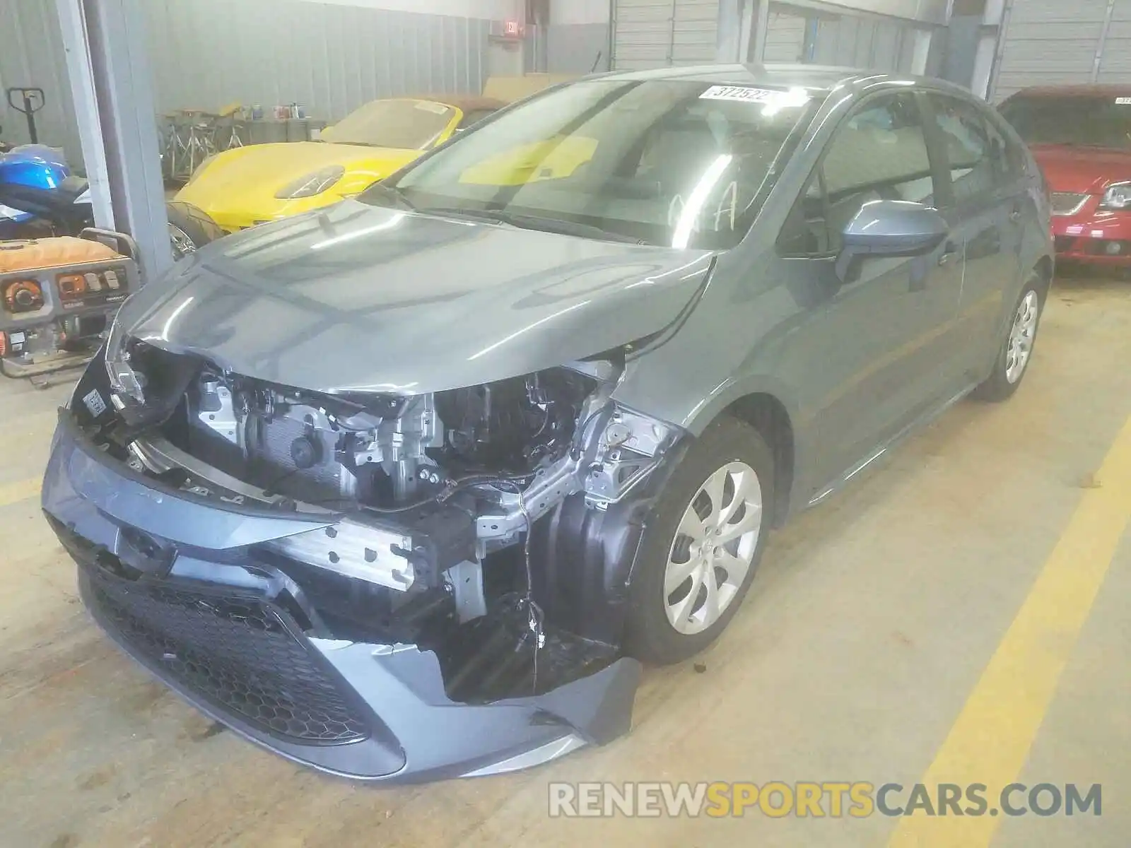 2 Photograph of a damaged car 5YFEPMAE3MP166267 TOYOTA COROLLA 2021