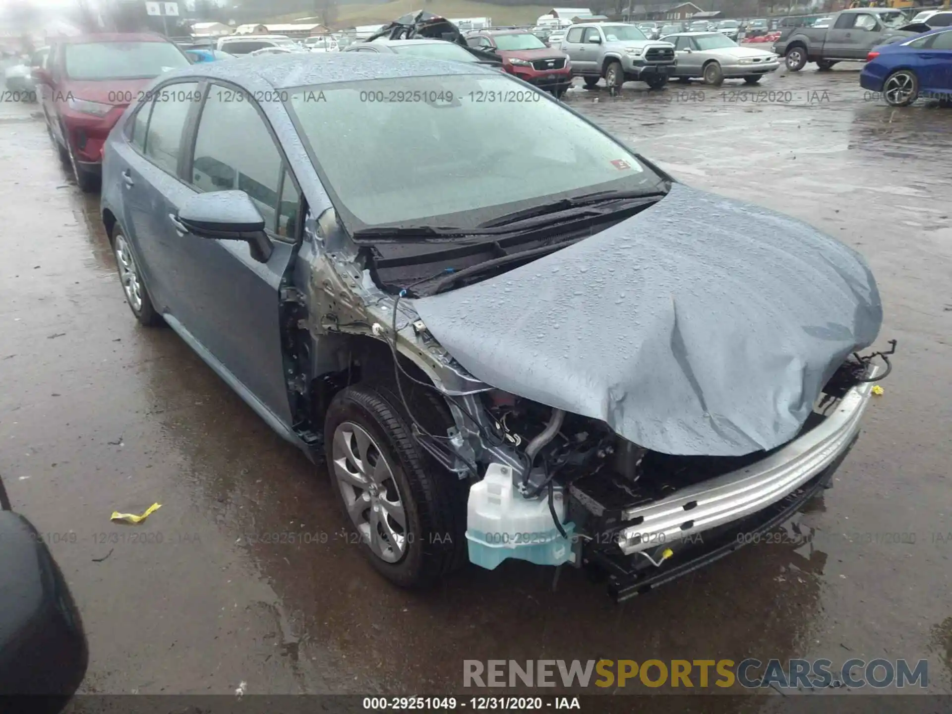 1 Photograph of a damaged car 5YFEPMAE3MP167015 TOYOTA COROLLA 2021