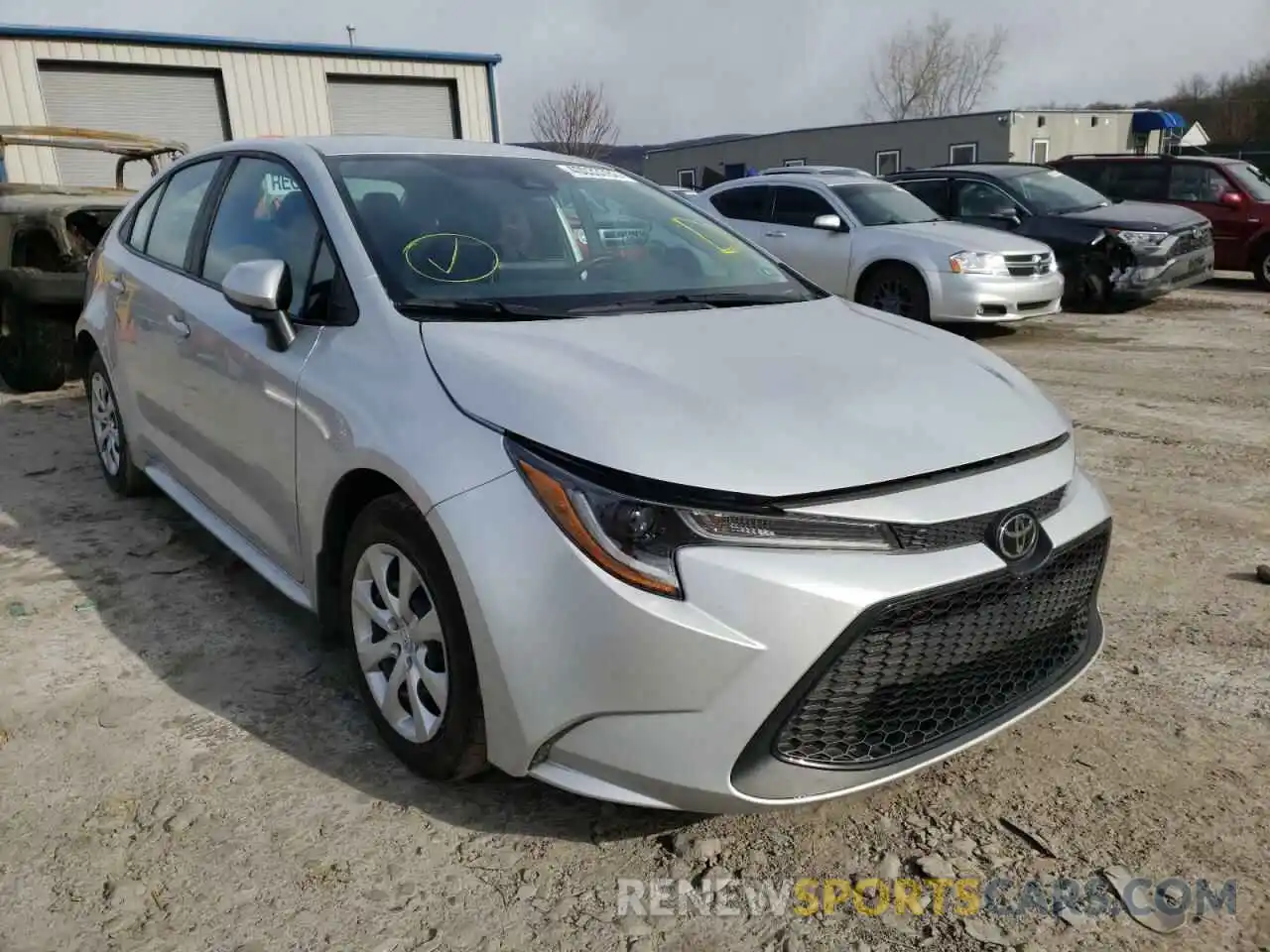 1 Photograph of a damaged car 5YFEPMAE3MP167077 TOYOTA COROLLA 2021