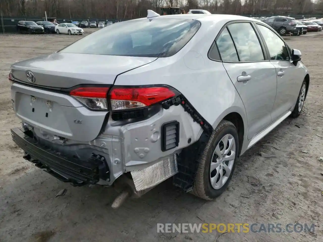 4 Фотография поврежденного автомобиля 5YFEPMAE3MP167077 TOYOTA COROLLA 2021