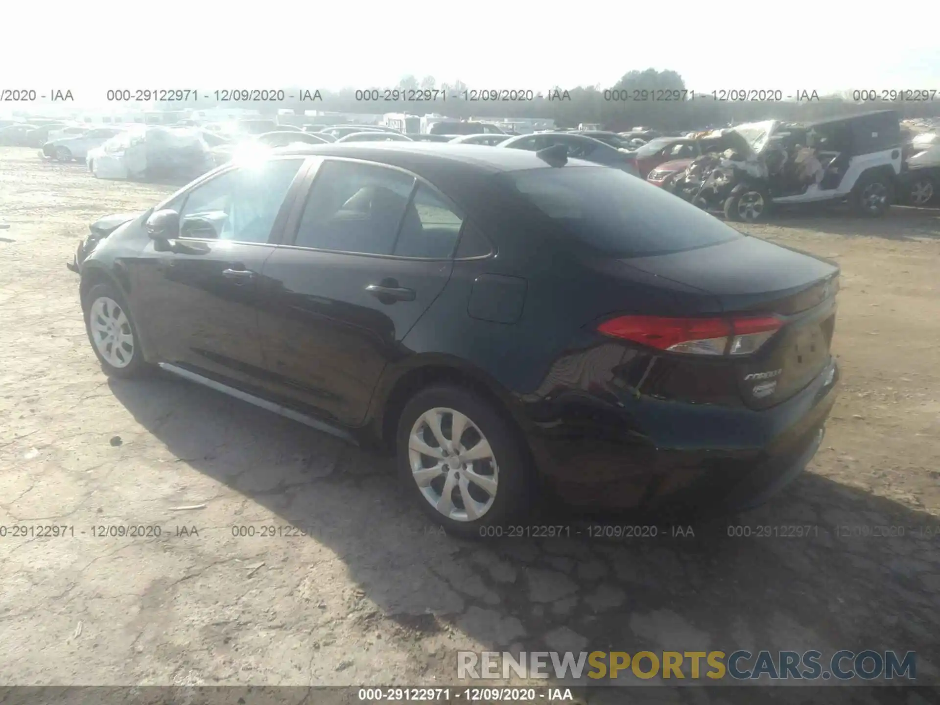 3 Photograph of a damaged car 5YFEPMAE3MP167113 TOYOTA COROLLA 2021