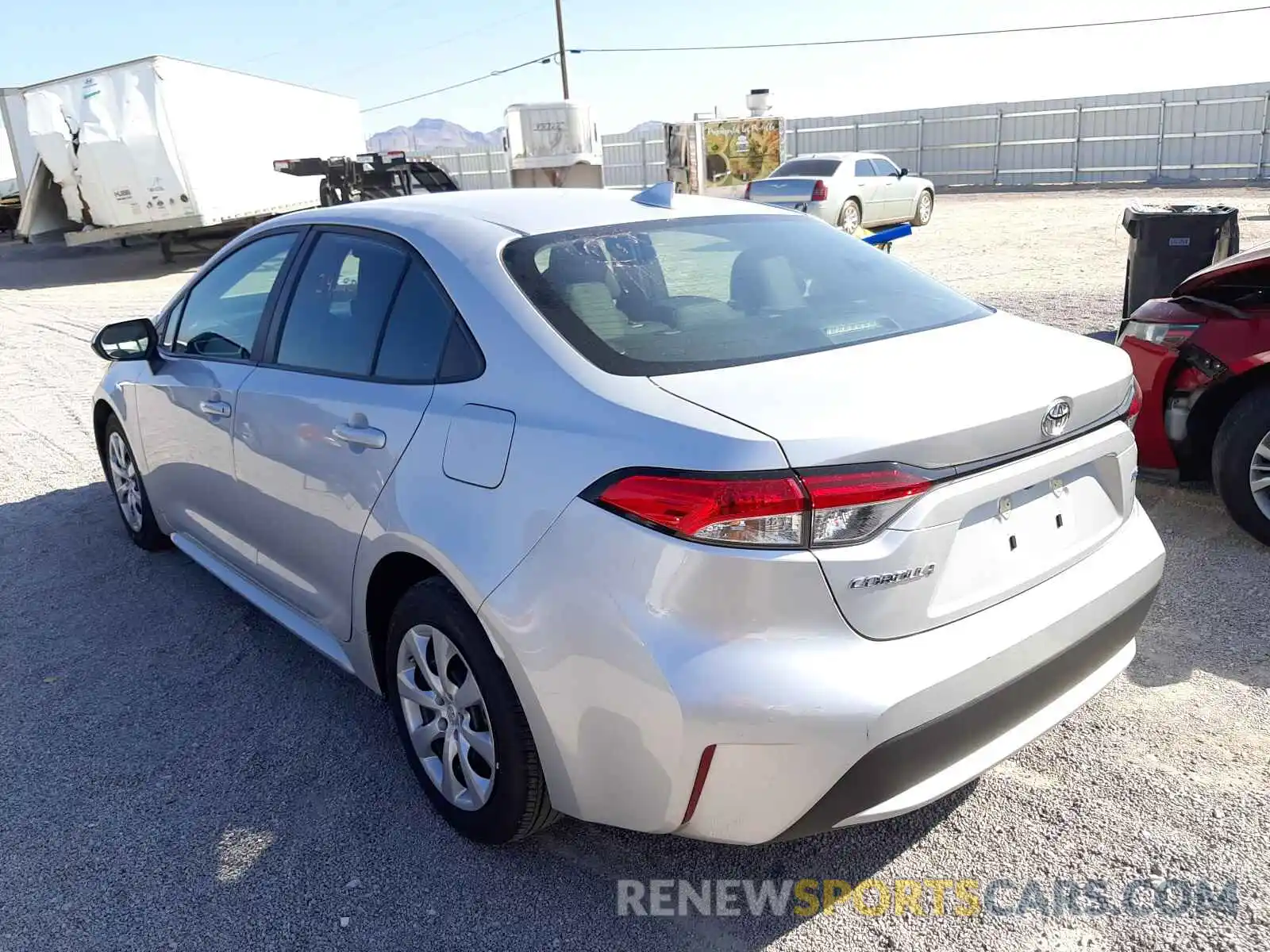 3 Photograph of a damaged car 5YFEPMAE3MP167337 TOYOTA COROLLA 2021