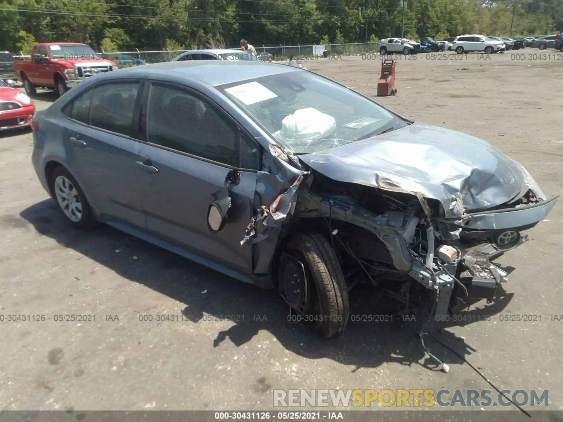 1 Photograph of a damaged car 5YFEPMAE3MP168035 TOYOTA COROLLA 2021