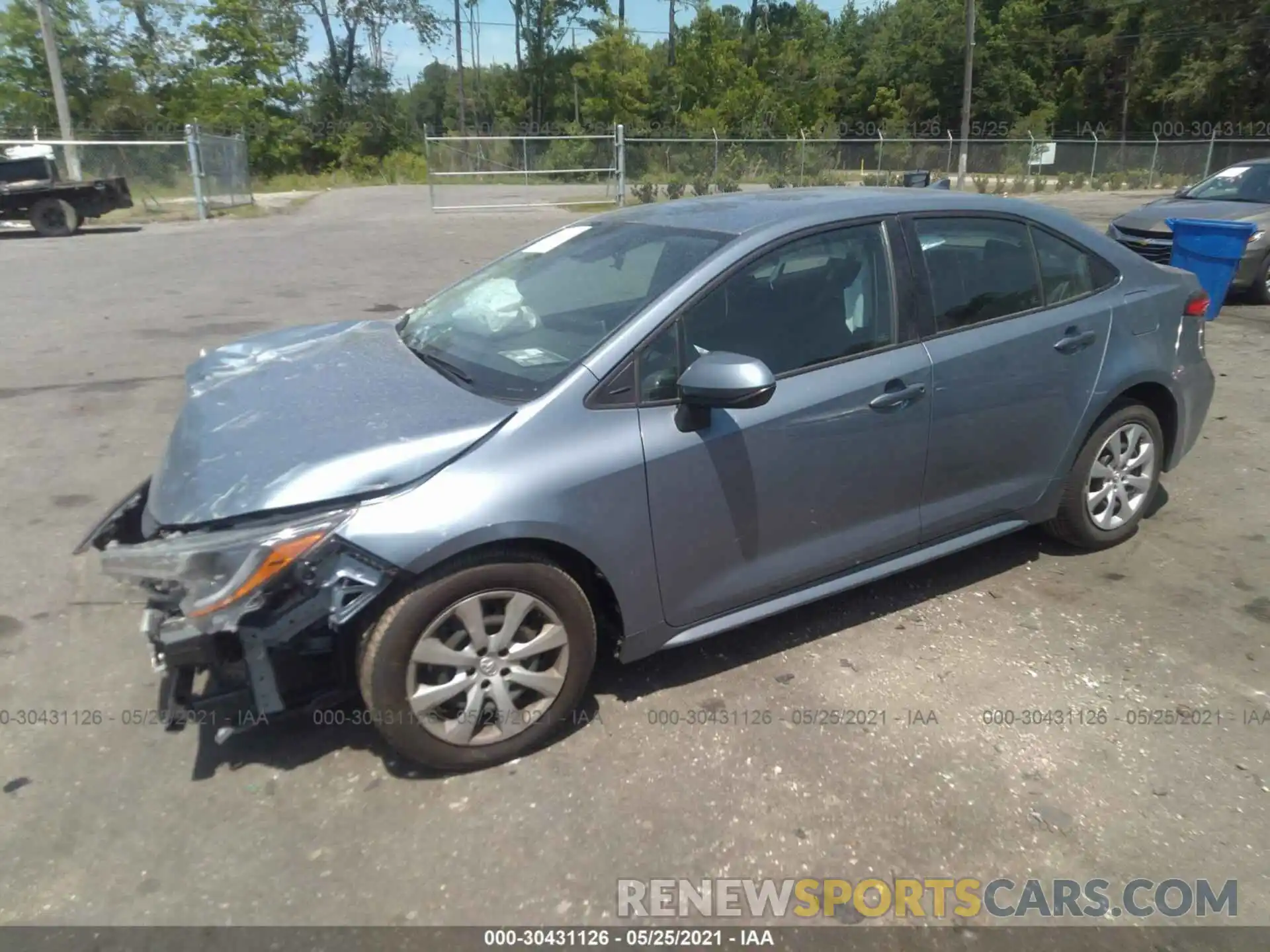 2 Photograph of a damaged car 5YFEPMAE3MP168035 TOYOTA COROLLA 2021