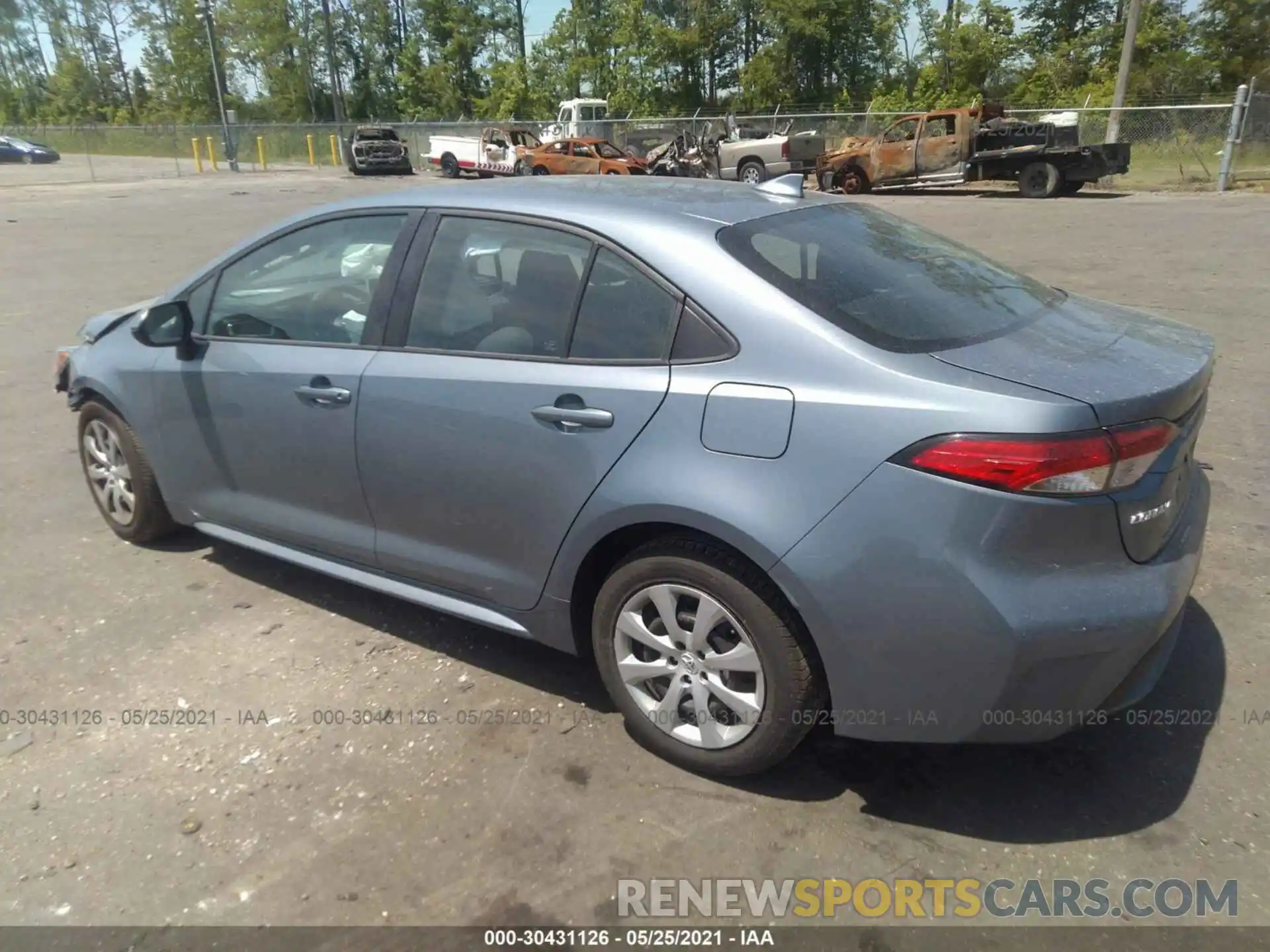 3 Photograph of a damaged car 5YFEPMAE3MP168035 TOYOTA COROLLA 2021