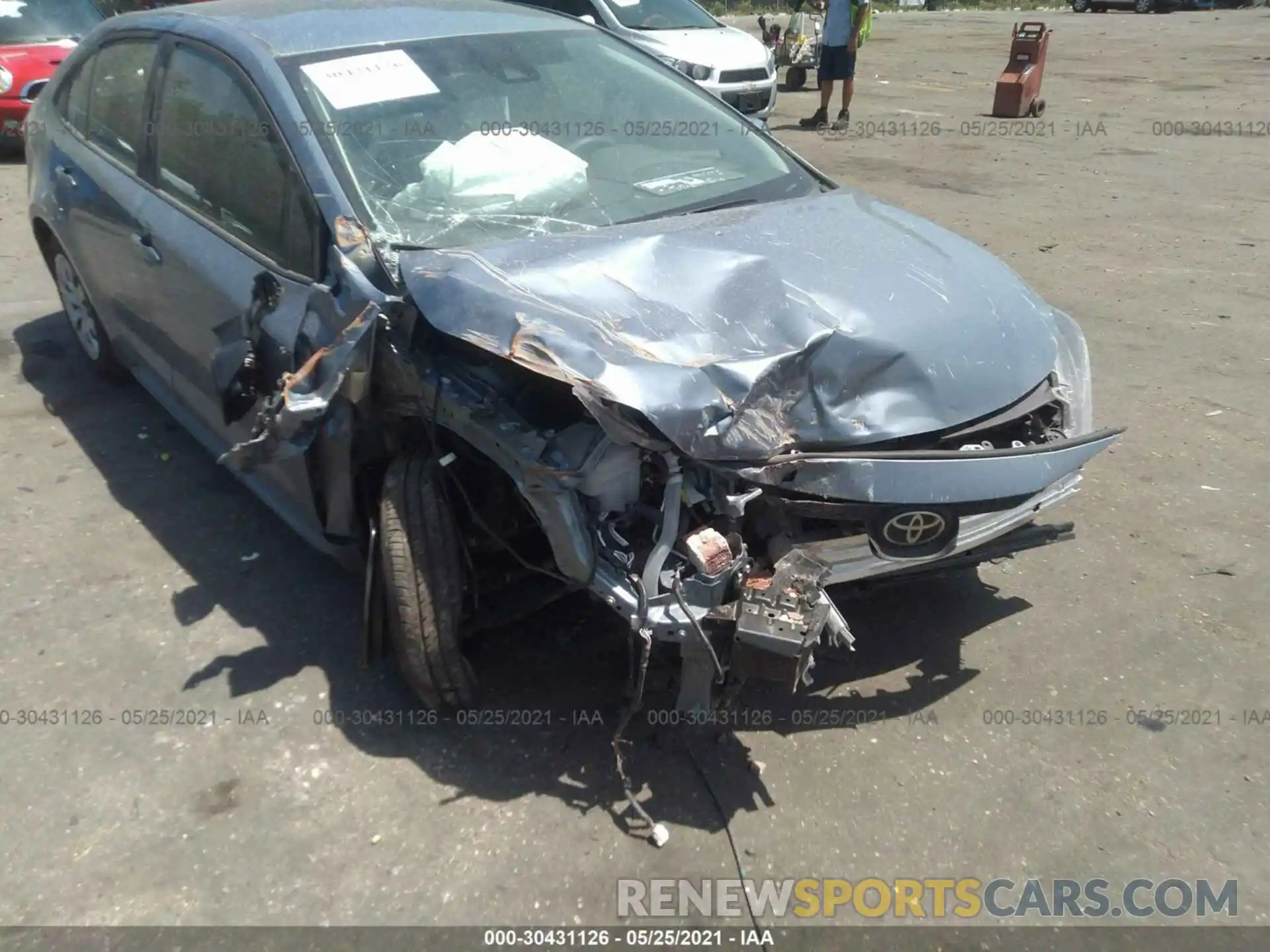 6 Photograph of a damaged car 5YFEPMAE3MP168035 TOYOTA COROLLA 2021