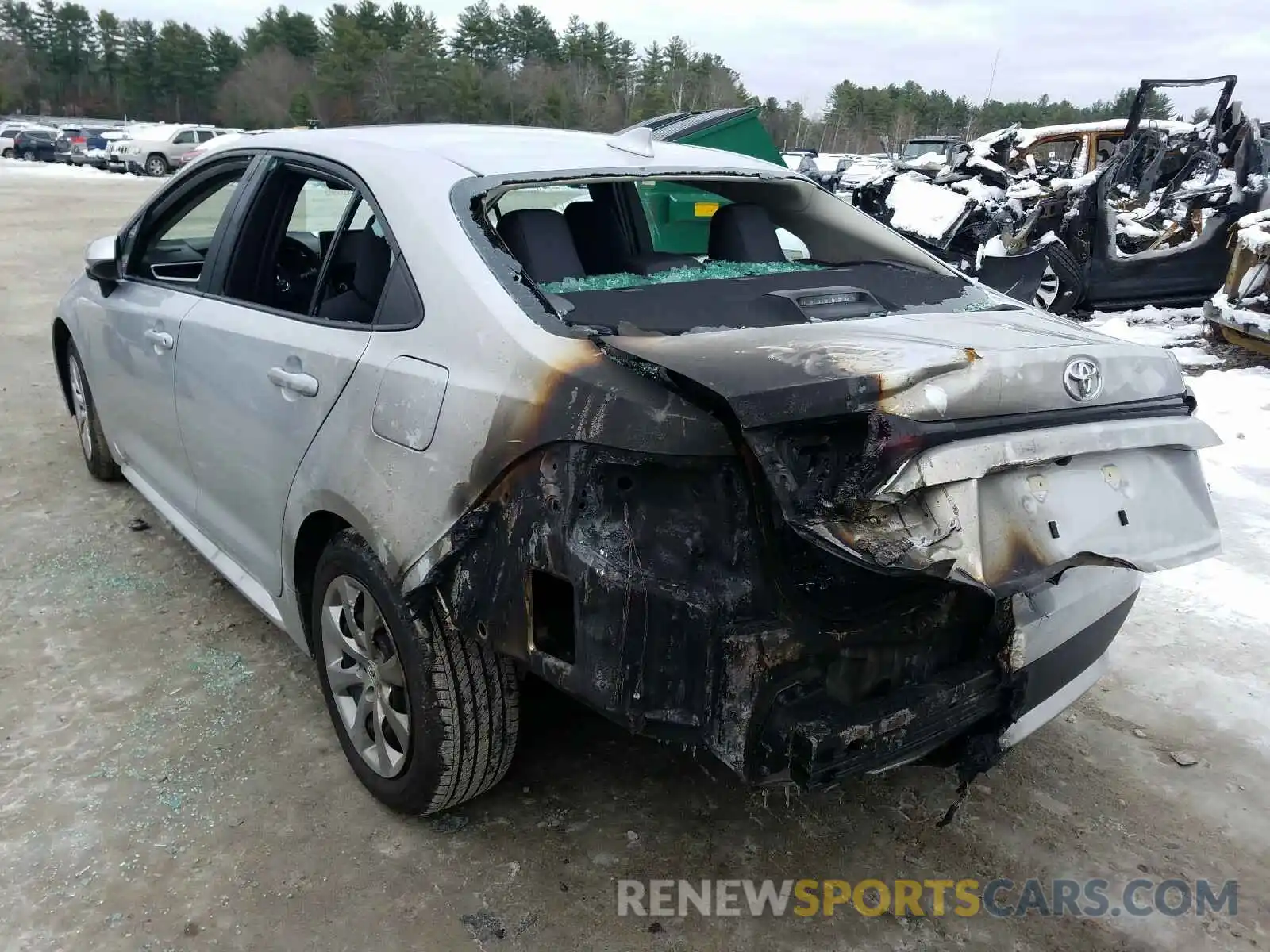 3 Photograph of a damaged car 5YFEPMAE3MP168066 TOYOTA COROLLA 2021