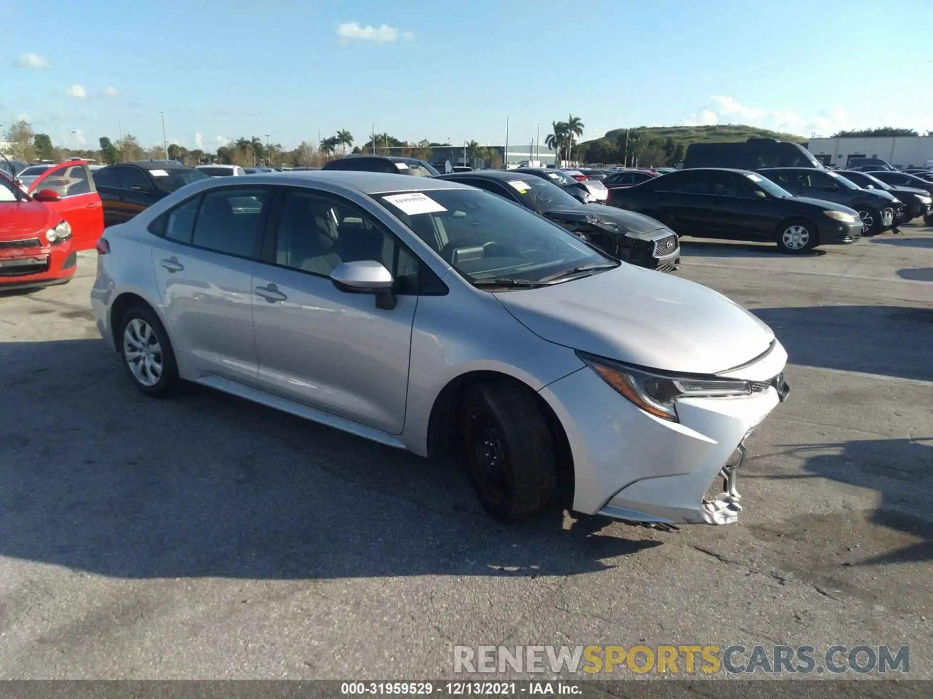 1 Photograph of a damaged car 5YFEPMAE3MP170321 TOYOTA COROLLA 2021